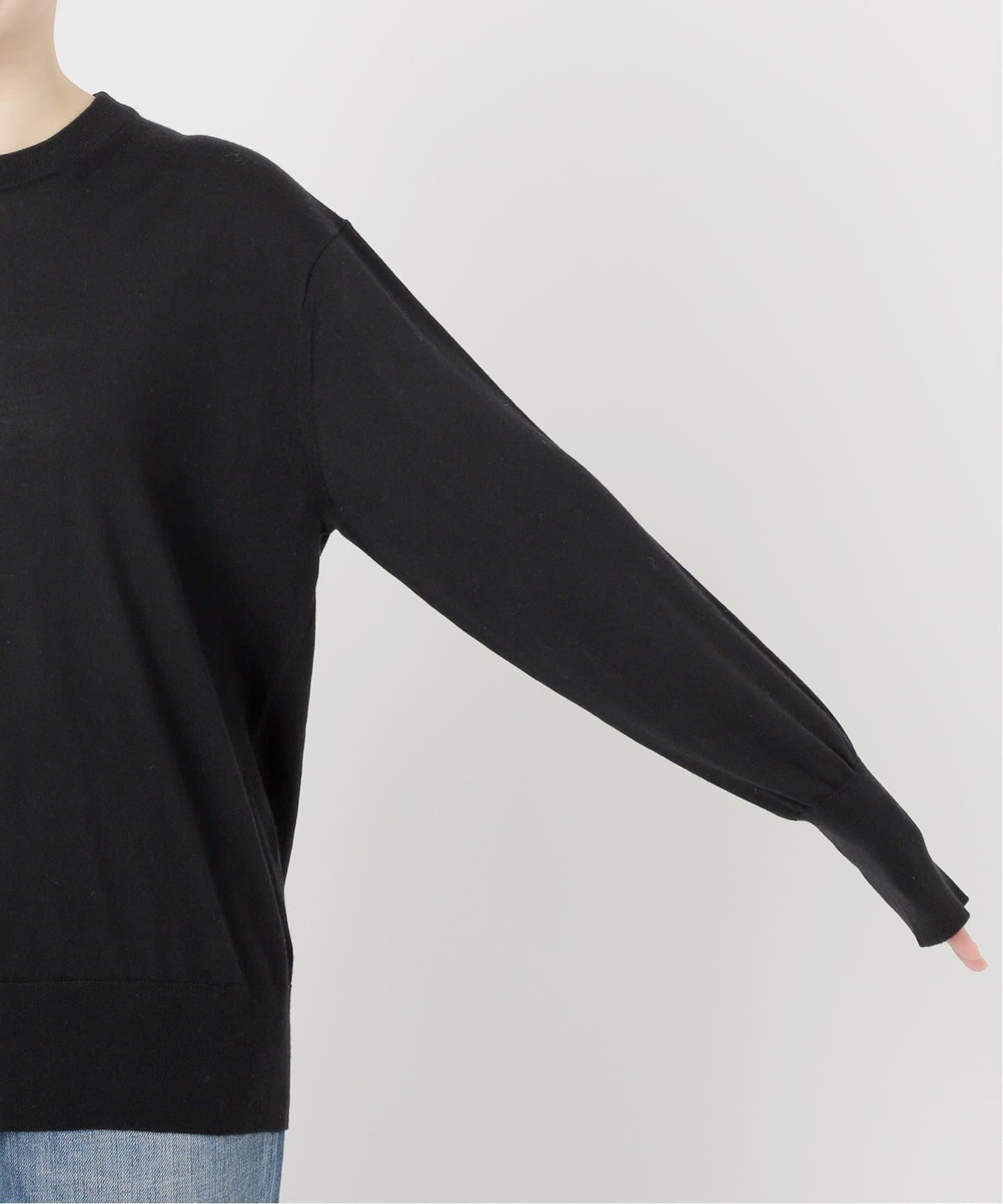 手洗い可 / 追加》18G クルーネックプルオーバー（ニット／セーター