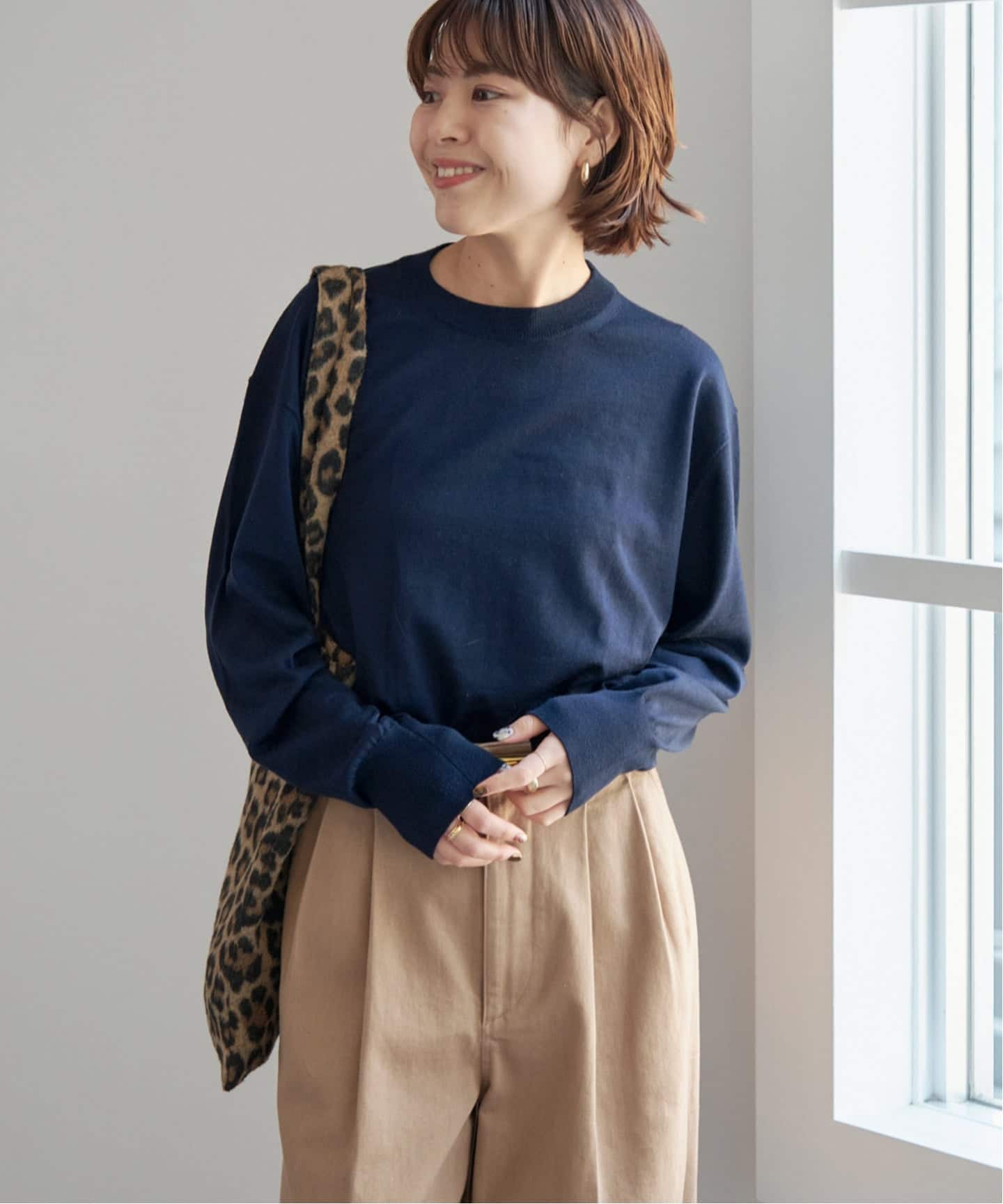 今季　スピック&スパン　18Gクルーネックプルオーバー Spick & Span（スピックアンドスパン）の「≪追加≫18G クルーネック