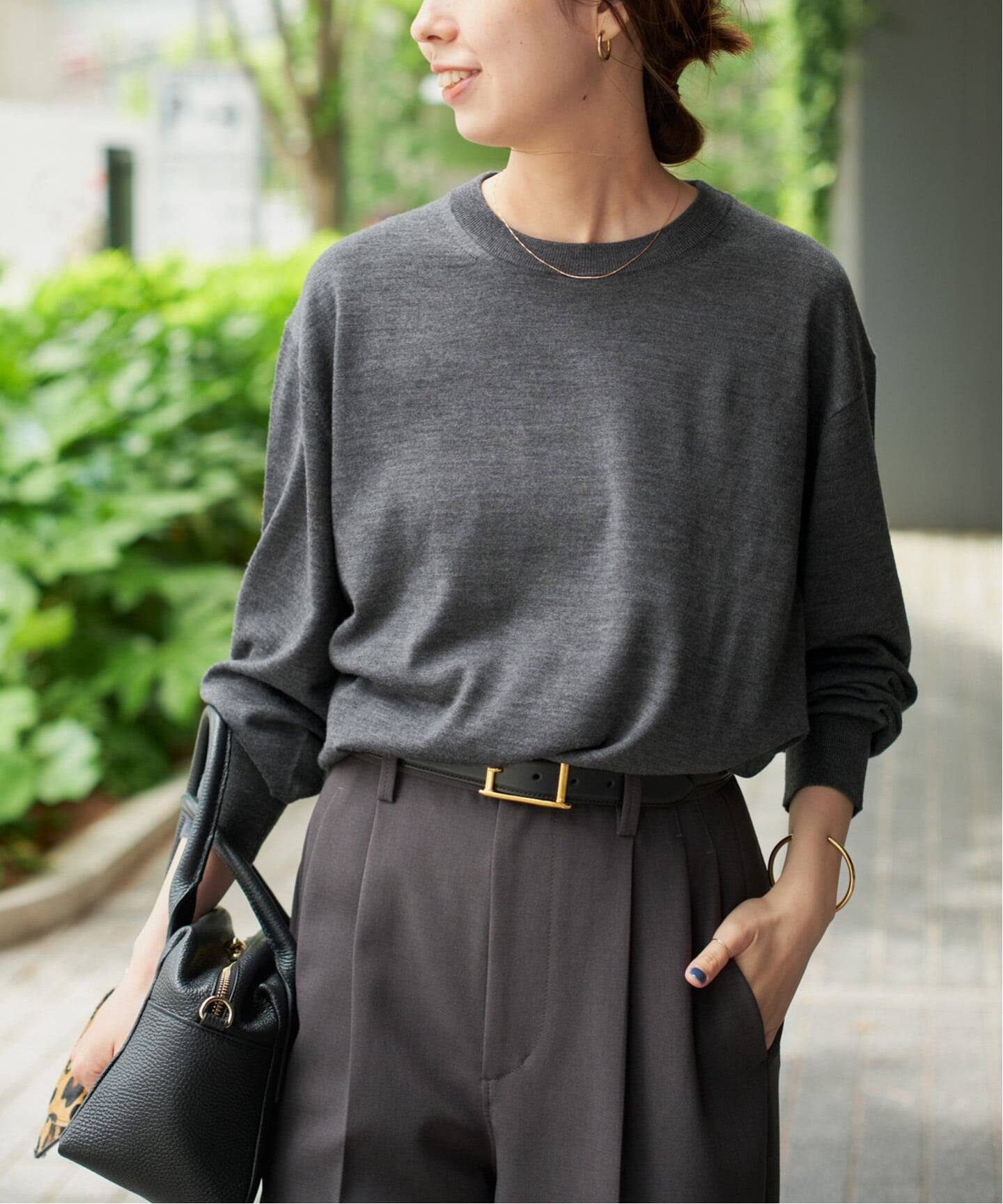 WEB限定 / 追加3》18G クルーネックプルオーバー（ニット／セーター