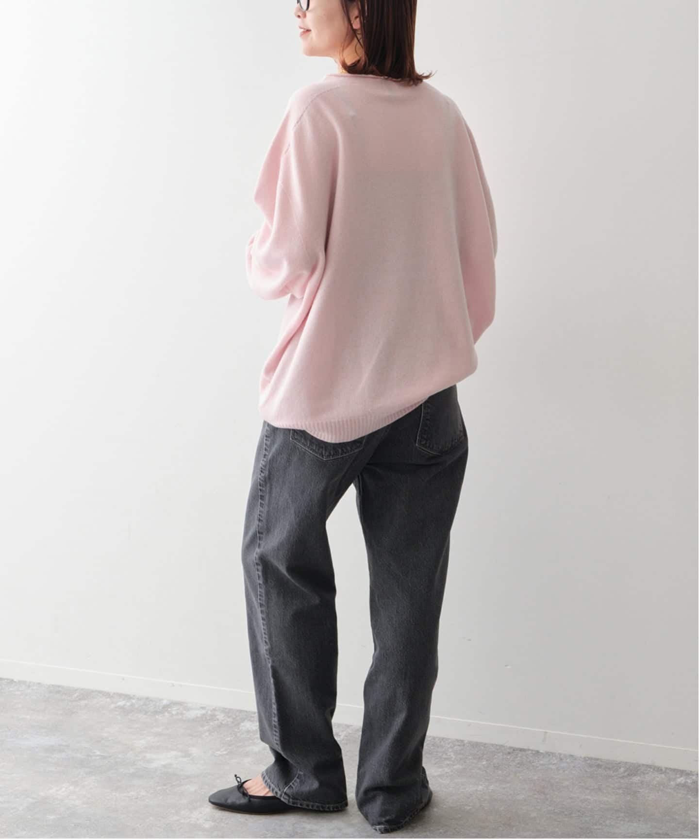 スピックアンドスパン CHESS ルーズボートネックニット 24AW ピンク Spick and Span CHESS ルーズボートネックニットウールピンク - メルカリ