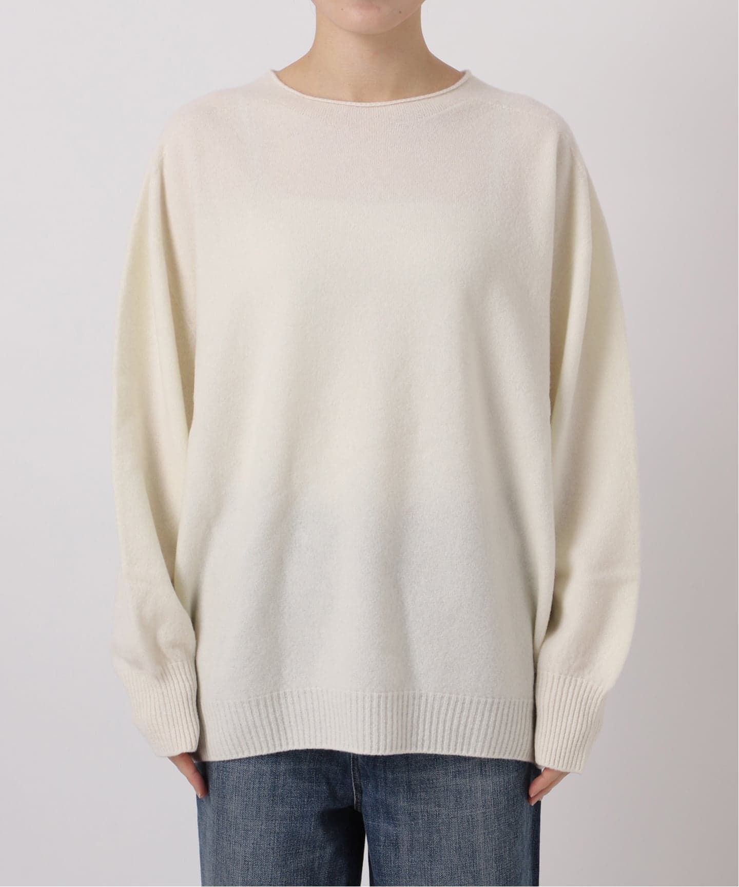 新色有り / 追加2》CHESSルーズボートネックプルオーバー（ニット