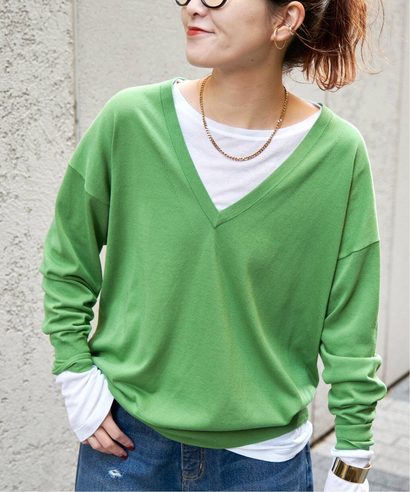 Deuxieme Classe Argyle Vネック プルオーバー Deuxieme Classe（ドゥーズィエムクラス）の「Argyle Vネック