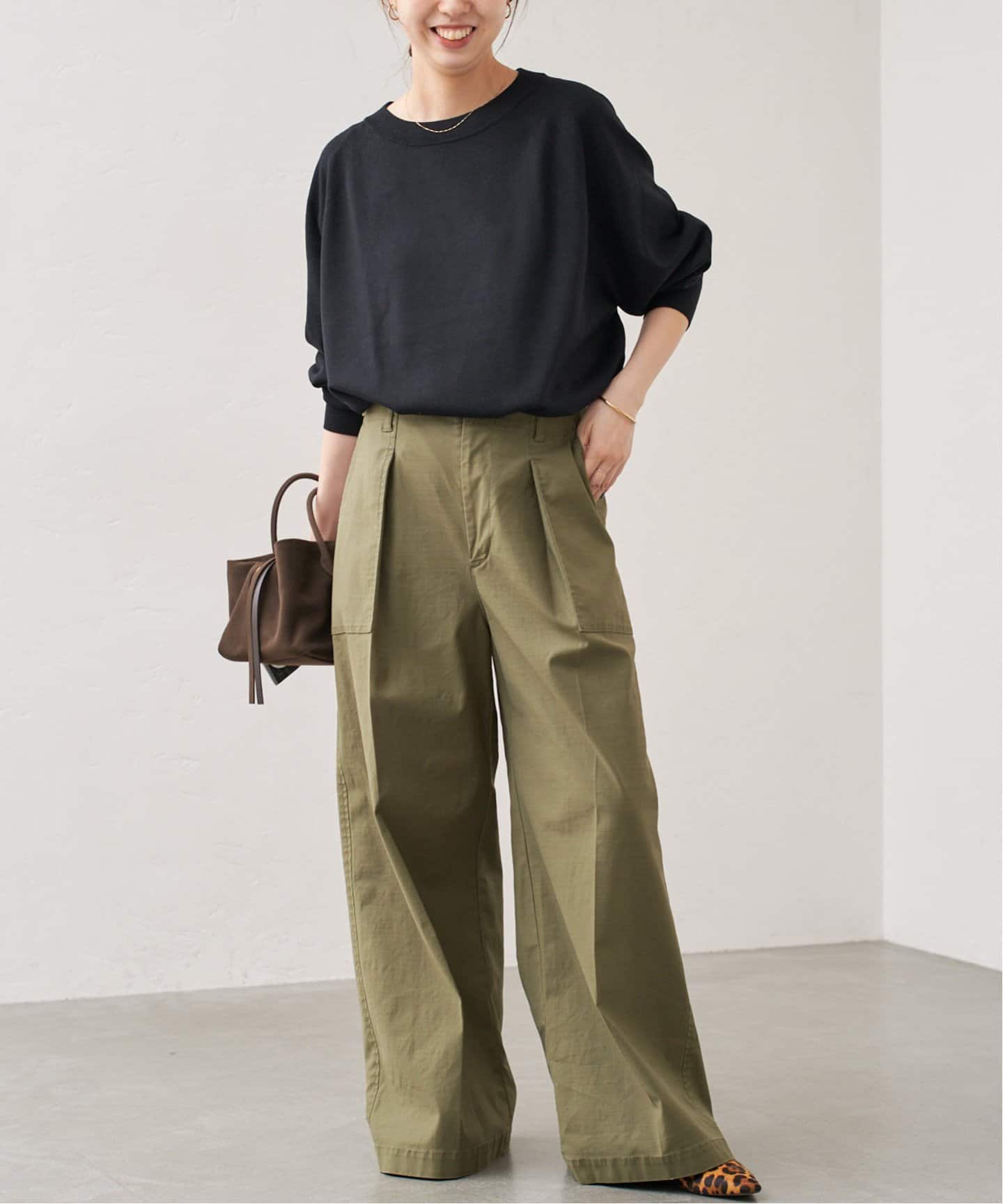 ニット セーター ウォッシャブルラグランスリーブプルオーバー レディース Spick＆Span ニット セーター ウォッシャブルラグランスリーブ