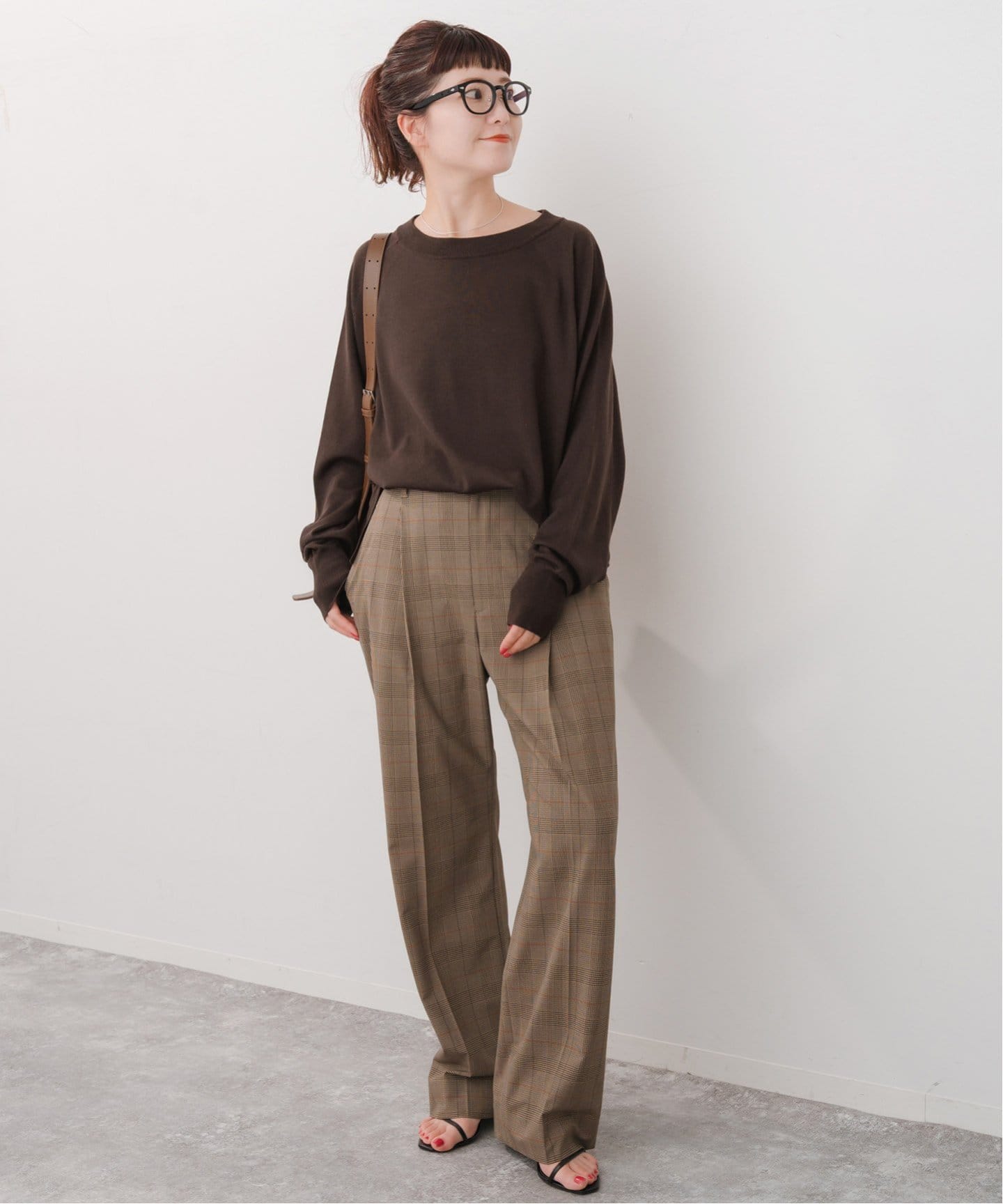 spick&span ウォッシャブルラグランスリーブプルオーバー ウォッシャブルラグランスリーブプルオーバー（ニット／セーター