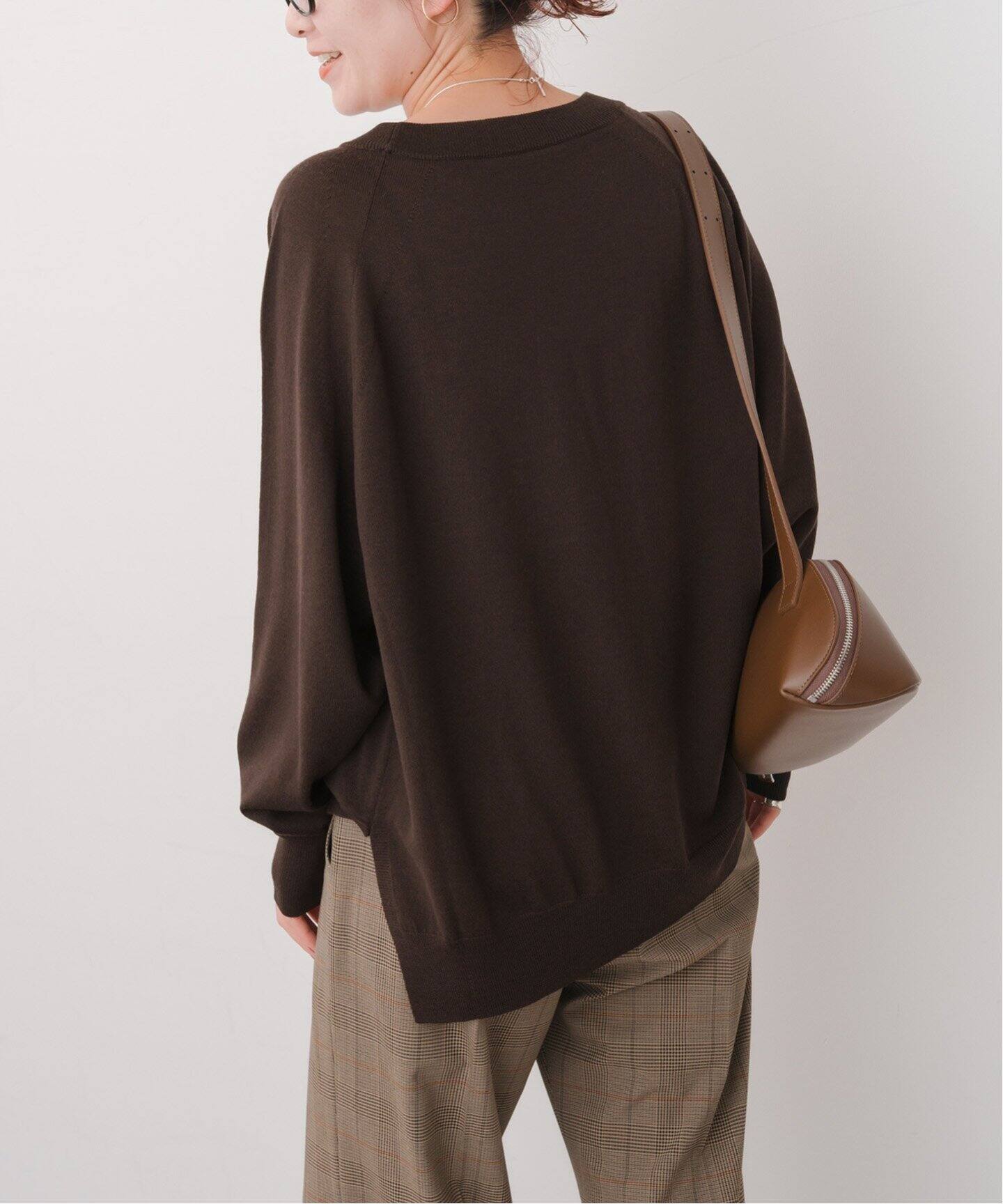 ウォッシャブルラグランスリーブプルオーバー（ニット／セーター