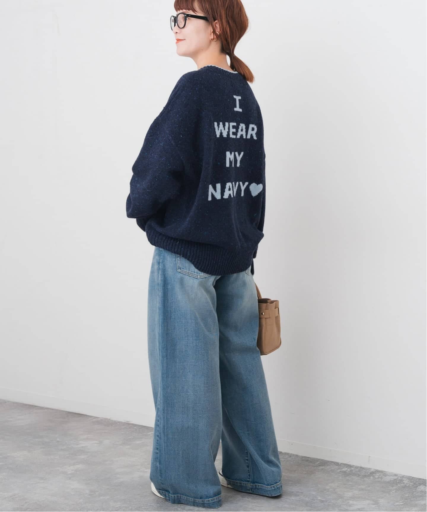 追加2WEB限定予約》ロゴインターシャニット（ニット／セーター