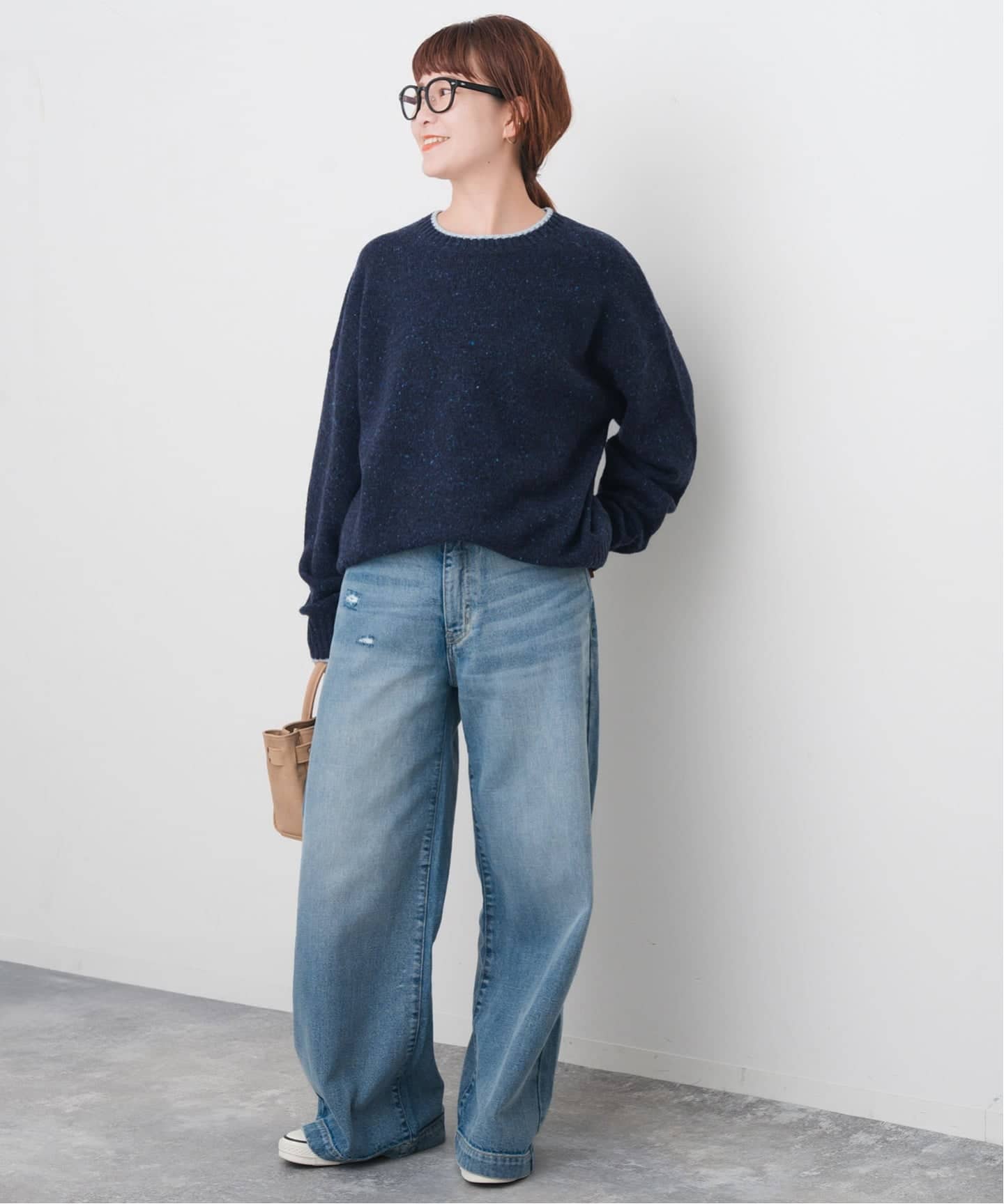 追加2WEB限定予約》ロゴインターシャニット（ニット／セーター