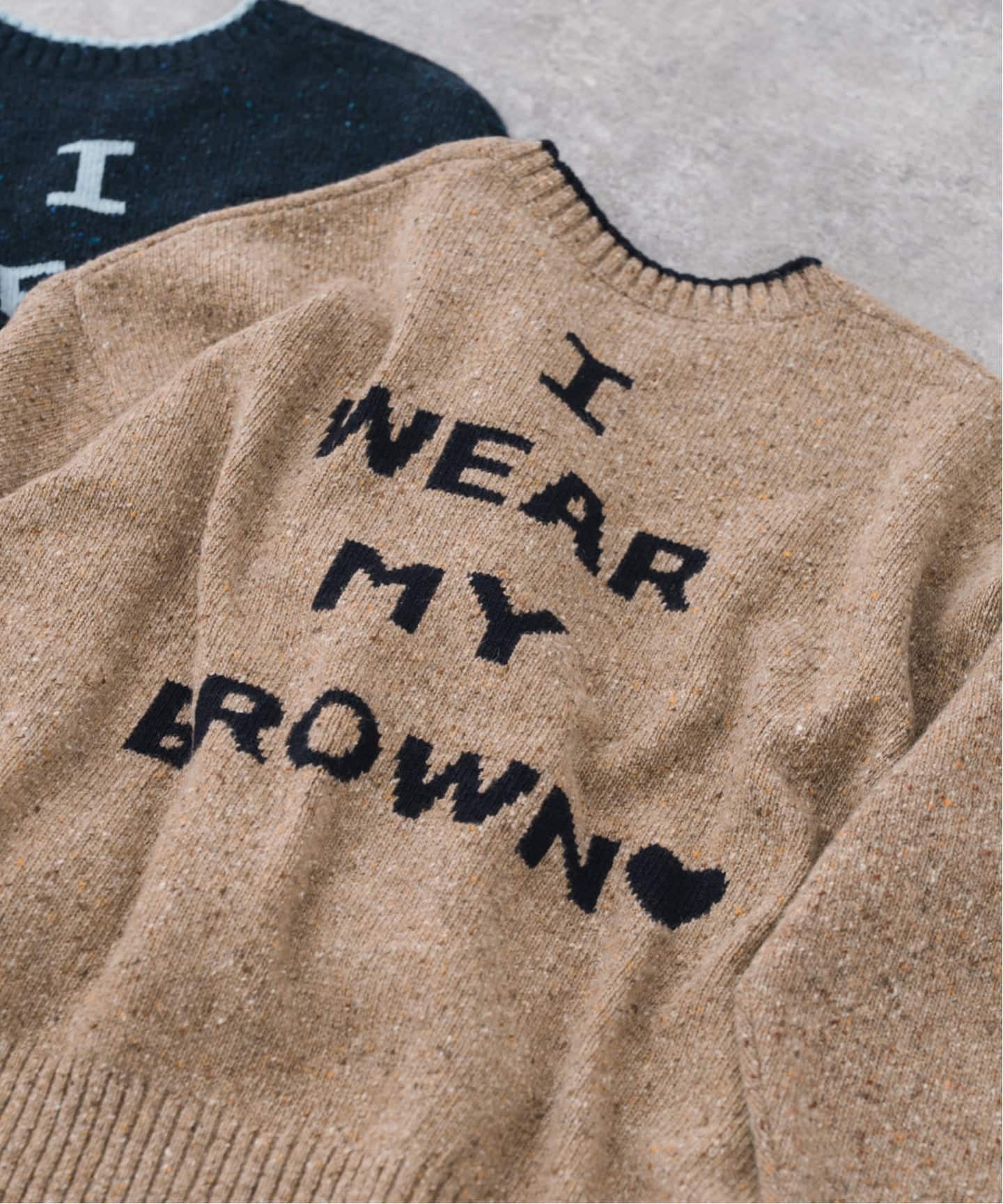 d*n様 Spick and Span 24AW ロゴ インターシャニット Spick and Span 24AW ロゴ インターシャニット