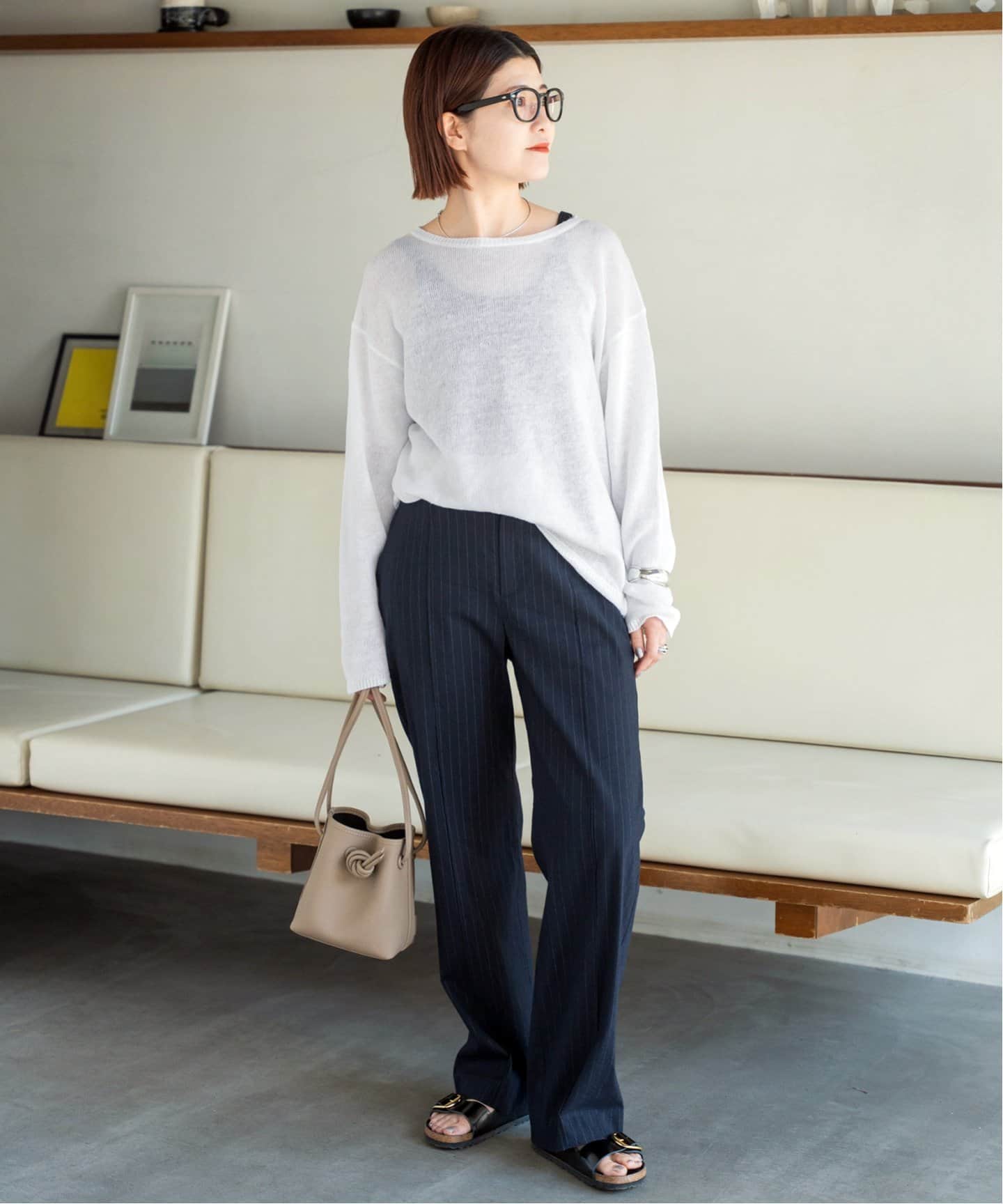 Spick & Span，スピックアンドスパン リネンコットンルーズプルオーバー Spick and Span(スピックアンドスパン) メッシュリネンルーズ