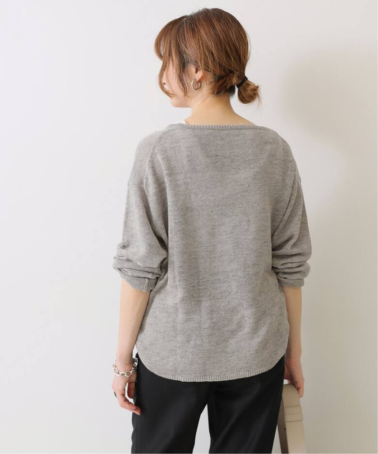 追加》リネンコットンルーズプルオーバー（ニット／セーター）｜Spick  
