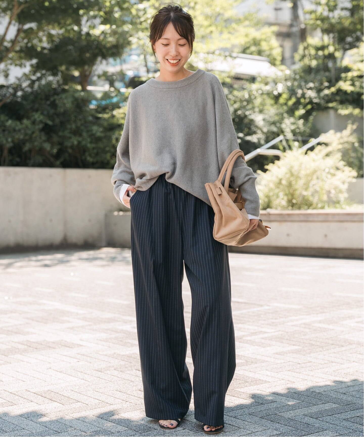 WEB限定 / 追加》 バルキーヤーンドルマンロングリブニット（ニット