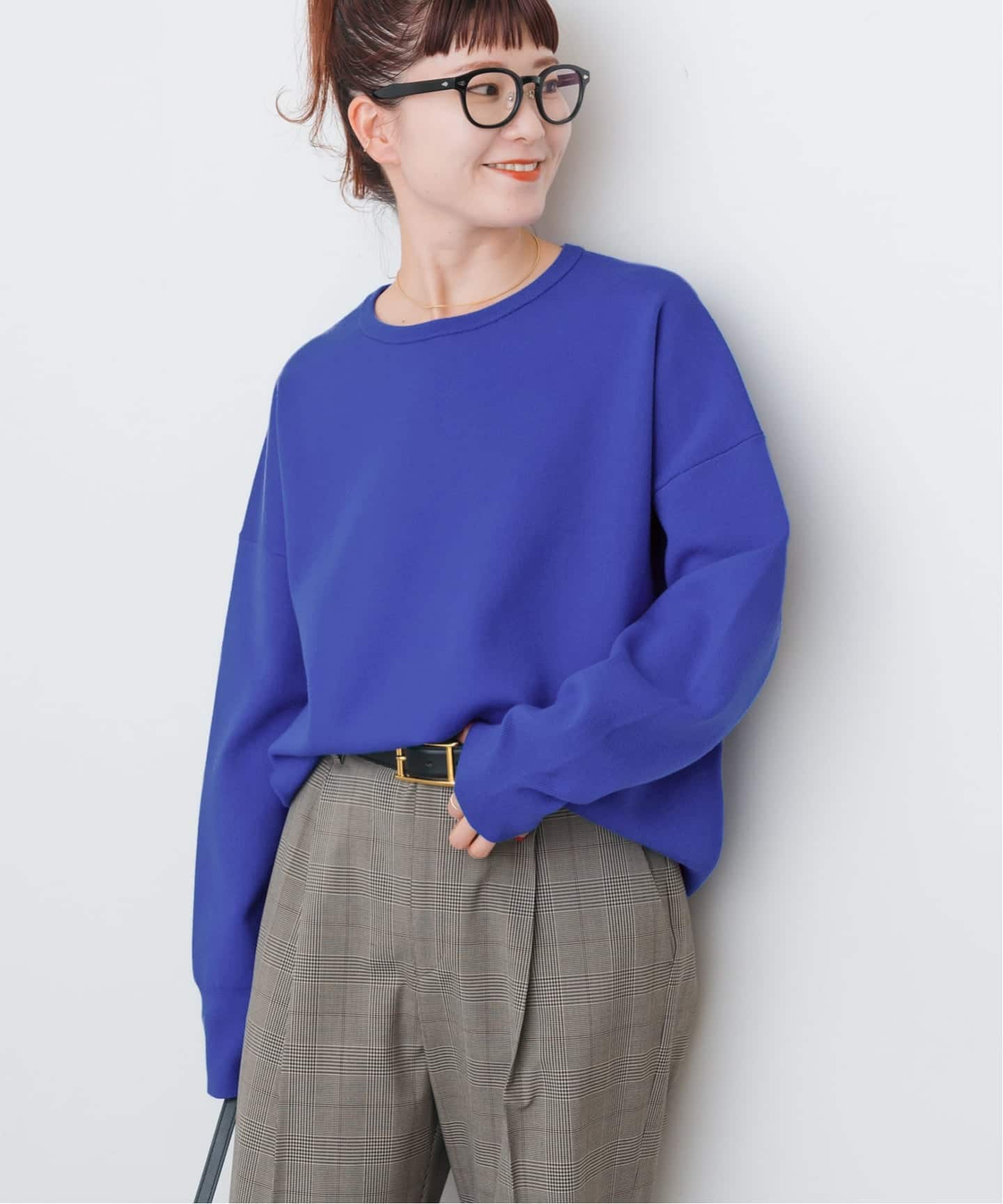 Spick and Span ウォッシャブルPEバルキーヤーンルーズニット ウォッシャブルPEバルキーヤーンルーズニット（ニット／セーター