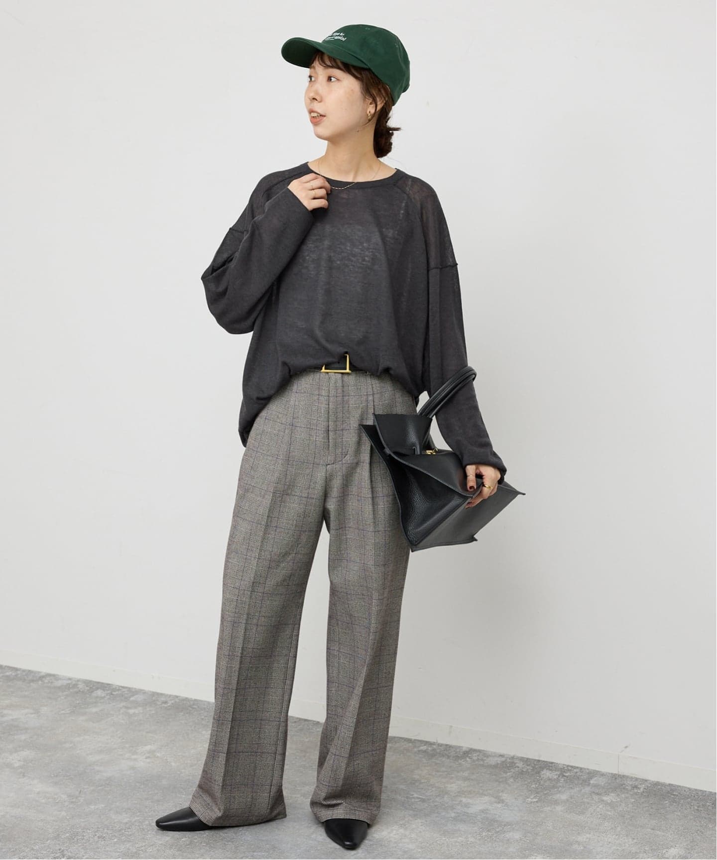 Spick and Span シアーニットボリュームスリーブプルオーバー シアーニットボリュームスリーブプルオーバー Spick and Span