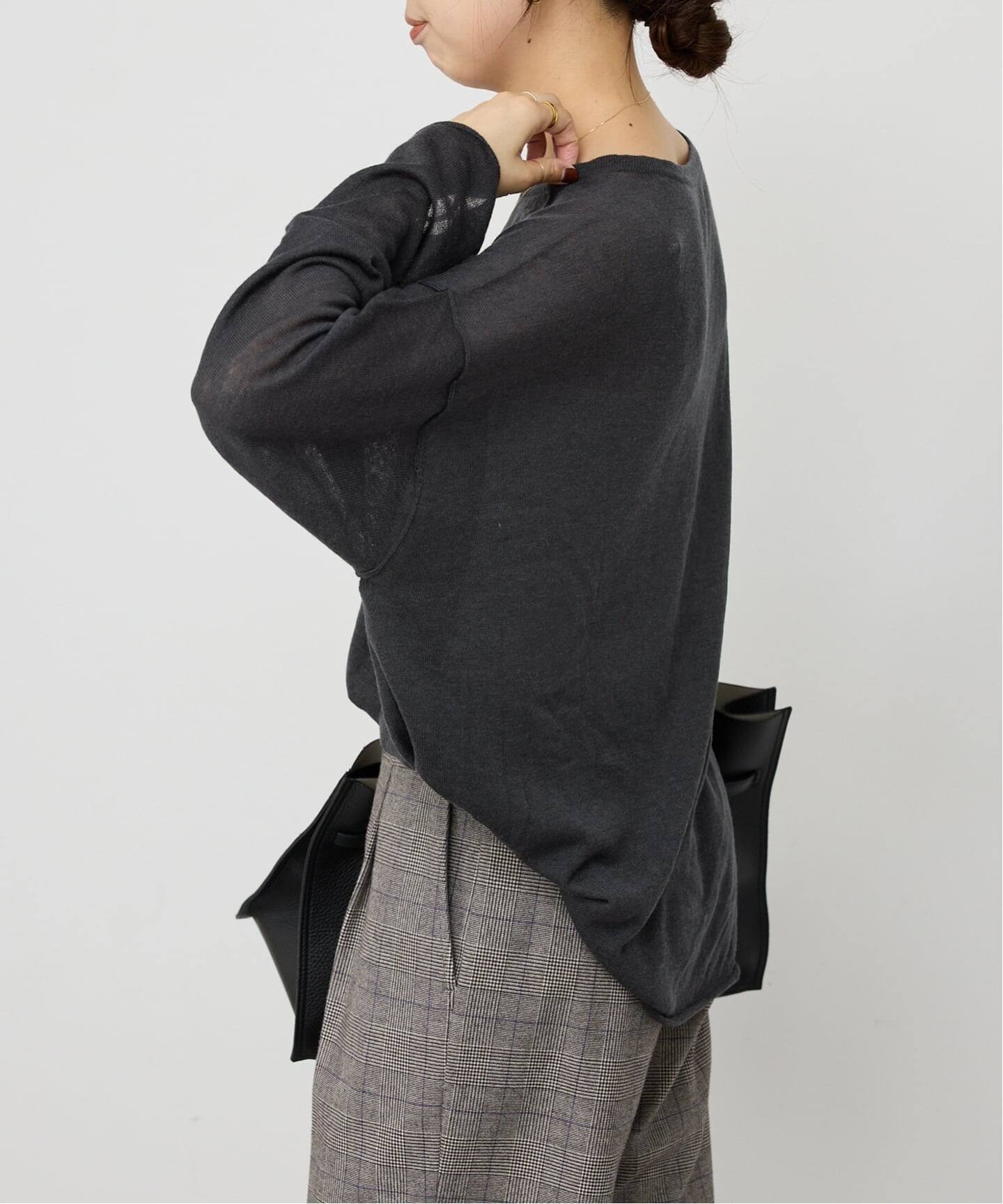 Spick and Span シアーニットボリュームスリーブプルオーバー シアーニットボリュームスリーブプルオーバー Spick and Span