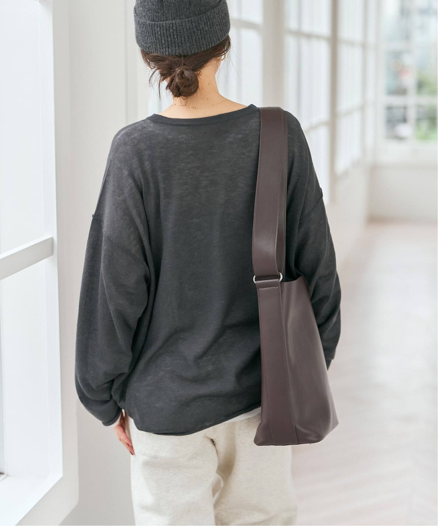 【SPICKANDSPAN】25AW 25080200536040 ウールシアーニットプルオーバー長袖ニットセーター 手洗い可》ウールシアーニットプルオーバー（ニット／セーター