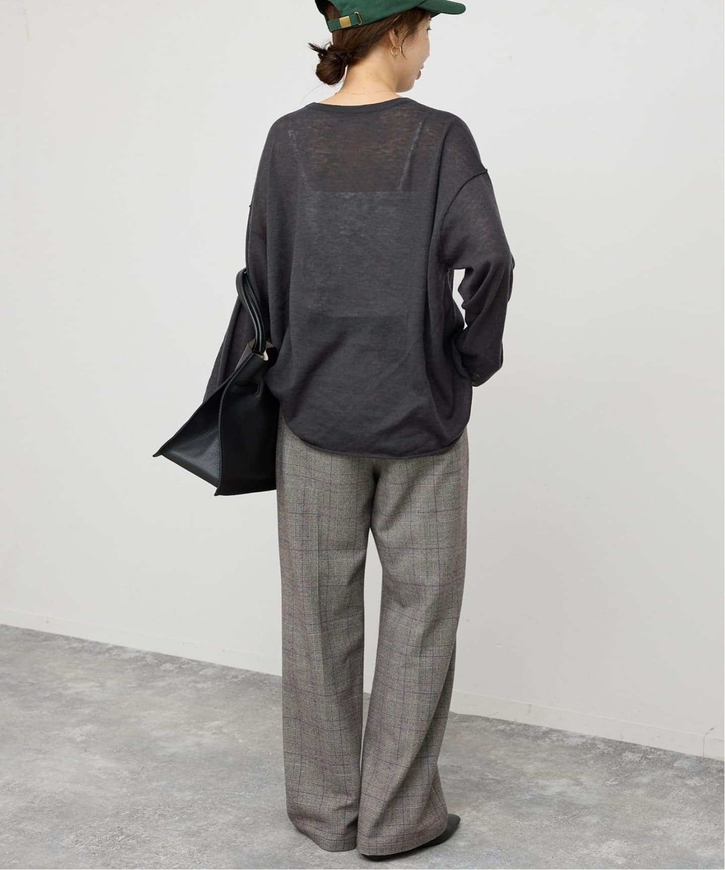 手洗い可》ウールシアーニットプルオーバー（ニット／セーター