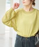 《手洗い可》ウールシアーニットプルオーバー