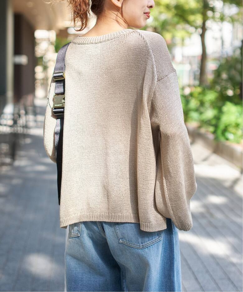 ルーズコットンテープヤーンニット（ニット／セーター）｜Spick and  