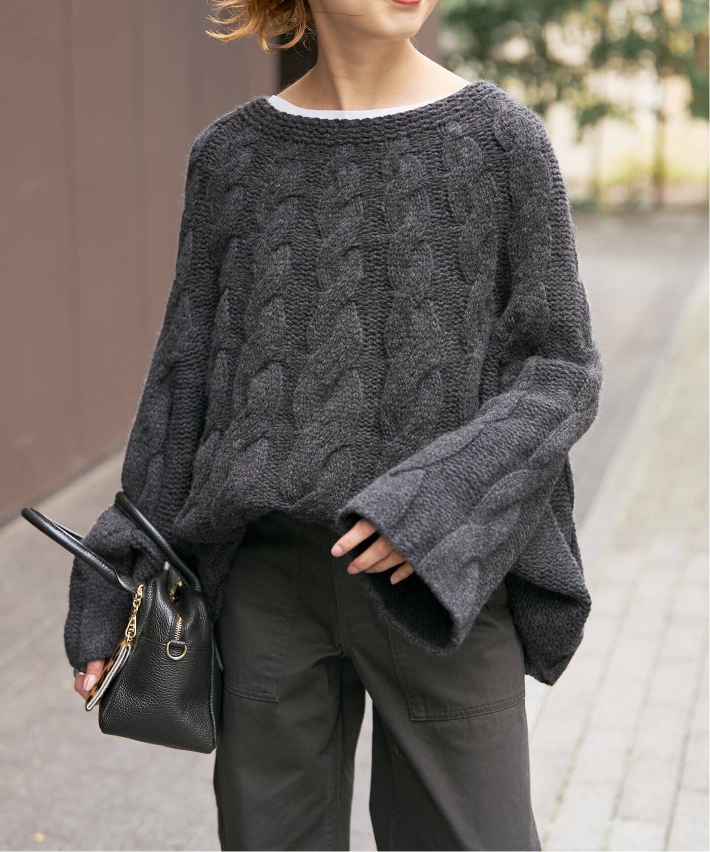 ルーズケーブルプルオーバー（ニット／セーター）｜Spick and Span