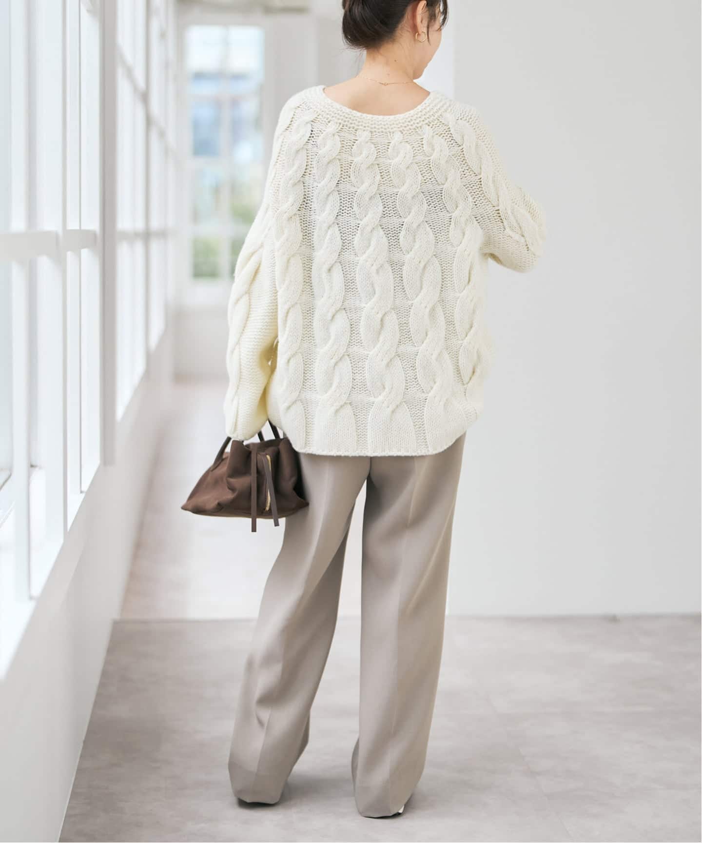 ルーズケーブルプルオーバー（ニット／セーター）｜Spick and Span