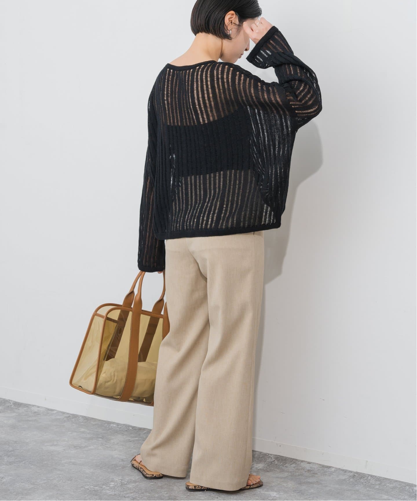 Scair Space dyed knit スケアー ギマコットンニット 【公式通販】