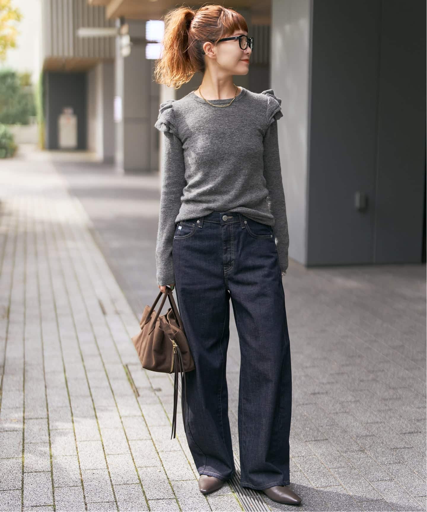 新品　Spick and Span アルパカ混フリルニット アルパカ混フリルニット（ニット／セーター）｜Spick and Span