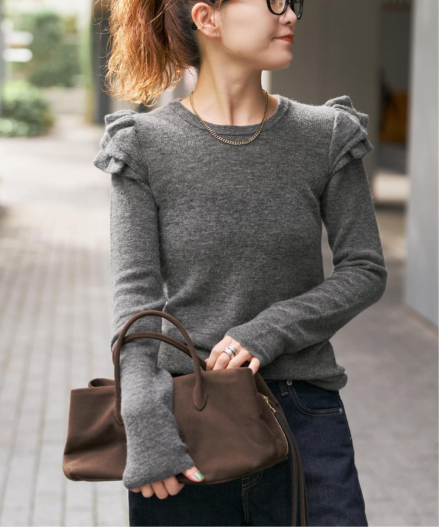 kamianyfitoさま専用　スピック&スパン　BABY ALPACAニット セール】BABY ALPACAクルーニット（ニット/セーター）｜Spick & Span