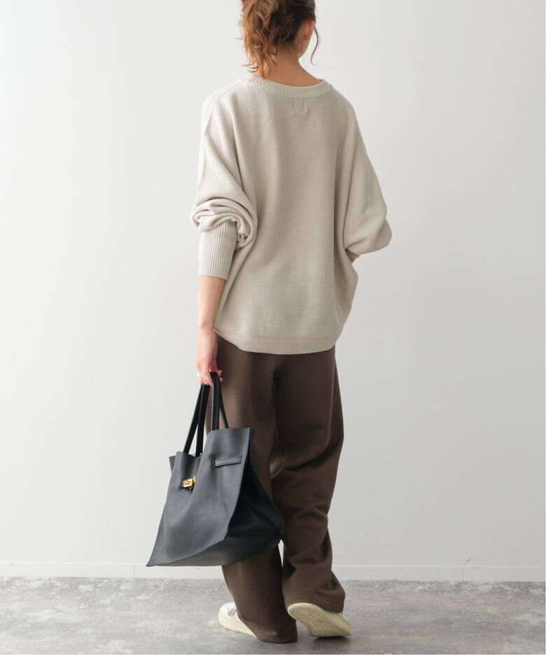 追加》バルキーヤーン ドルマンロングリブニット（ニット／セーター  