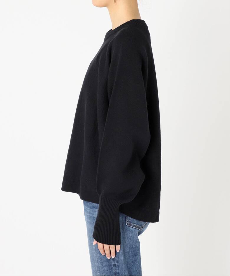 追加2》バルキーヤーンドルマンロングリブニット（ニット／セーター  