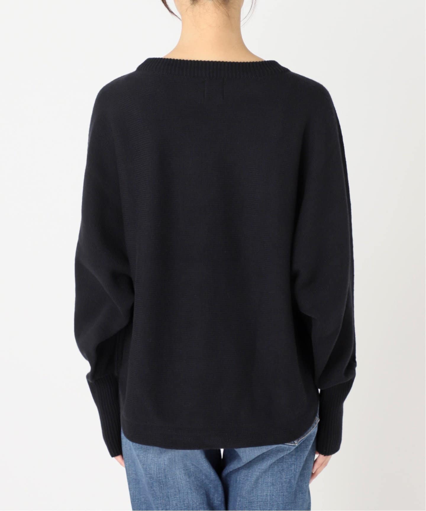 【15400円】SpickandSpan バルキーヤーンドルマンロングリブニット Spick & Span｜《WEB限定追加》手洗い可 / バルキーヤーン