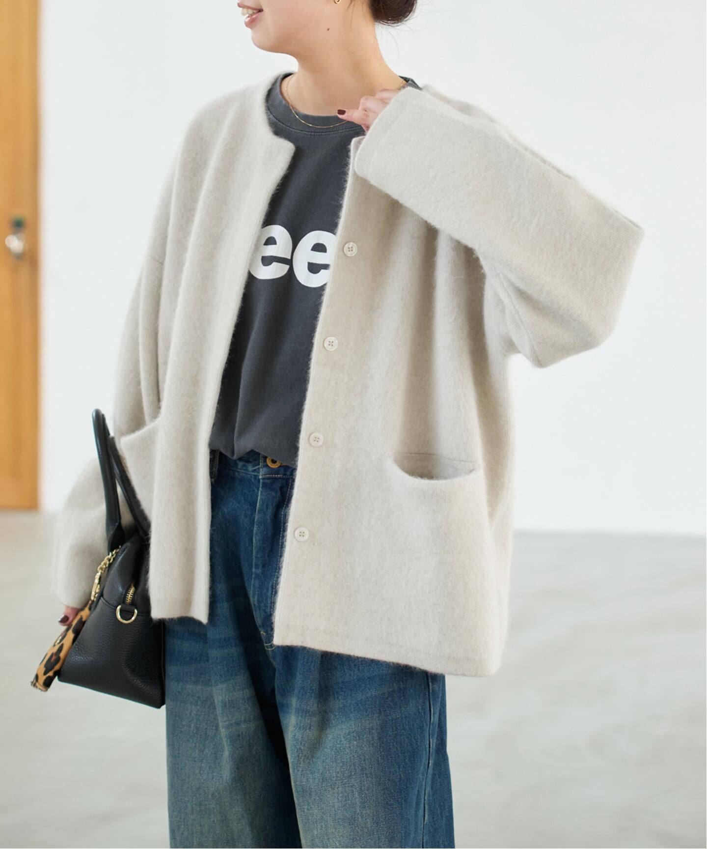 ウールフォックスニットジャケット（カーディガン）｜Spick and Span