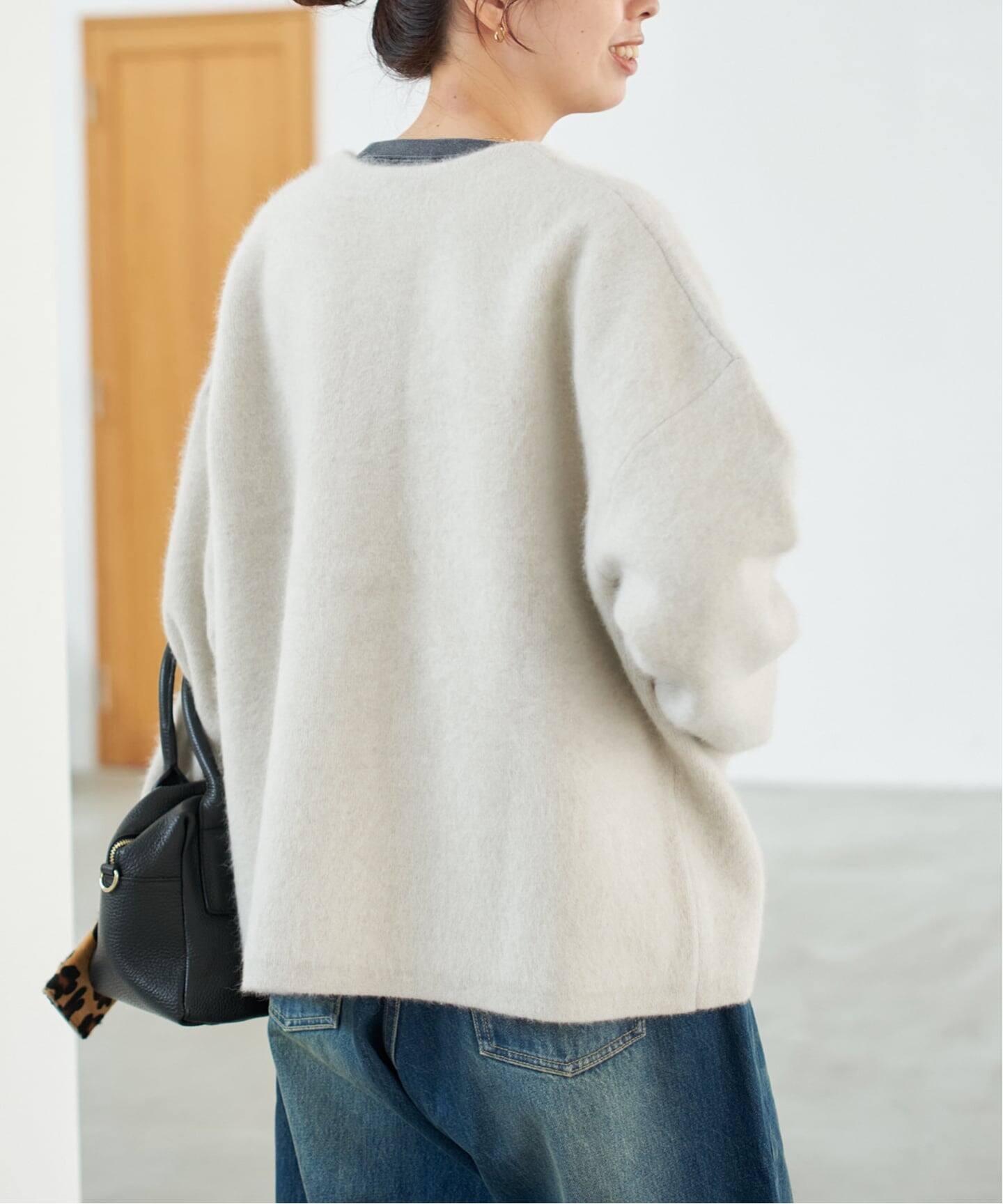 ウールフォックスニットジャケット（カーディガン）｜Spick and