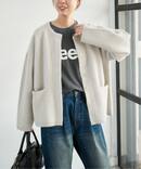 ウールフォックスニットジャケット