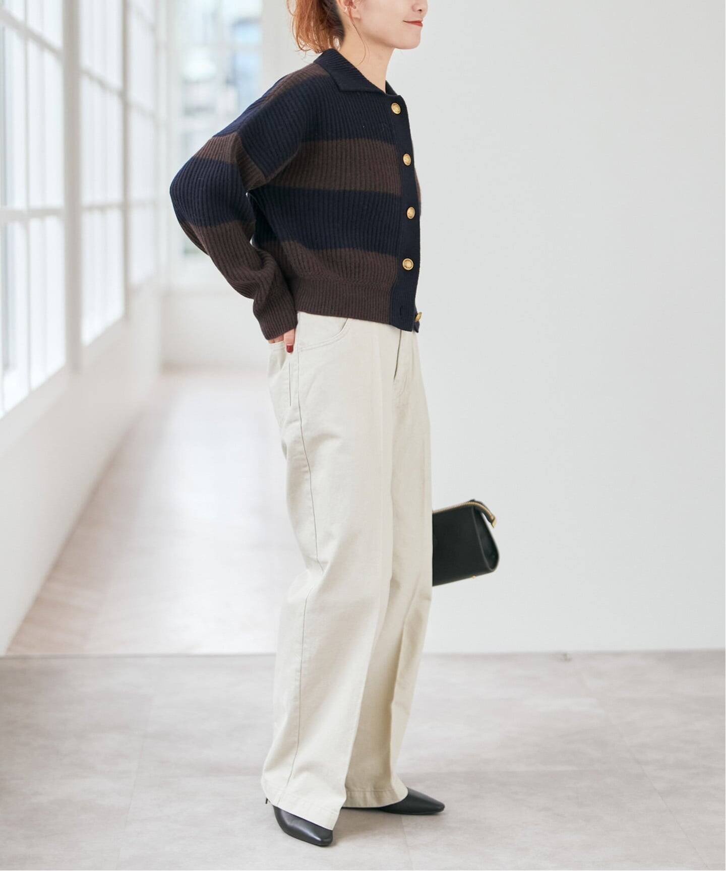 Spick and Spanラガーボーダーニットカーディガン ラガーボーダーニットカーディガン（カーディガン）｜Spick and Span