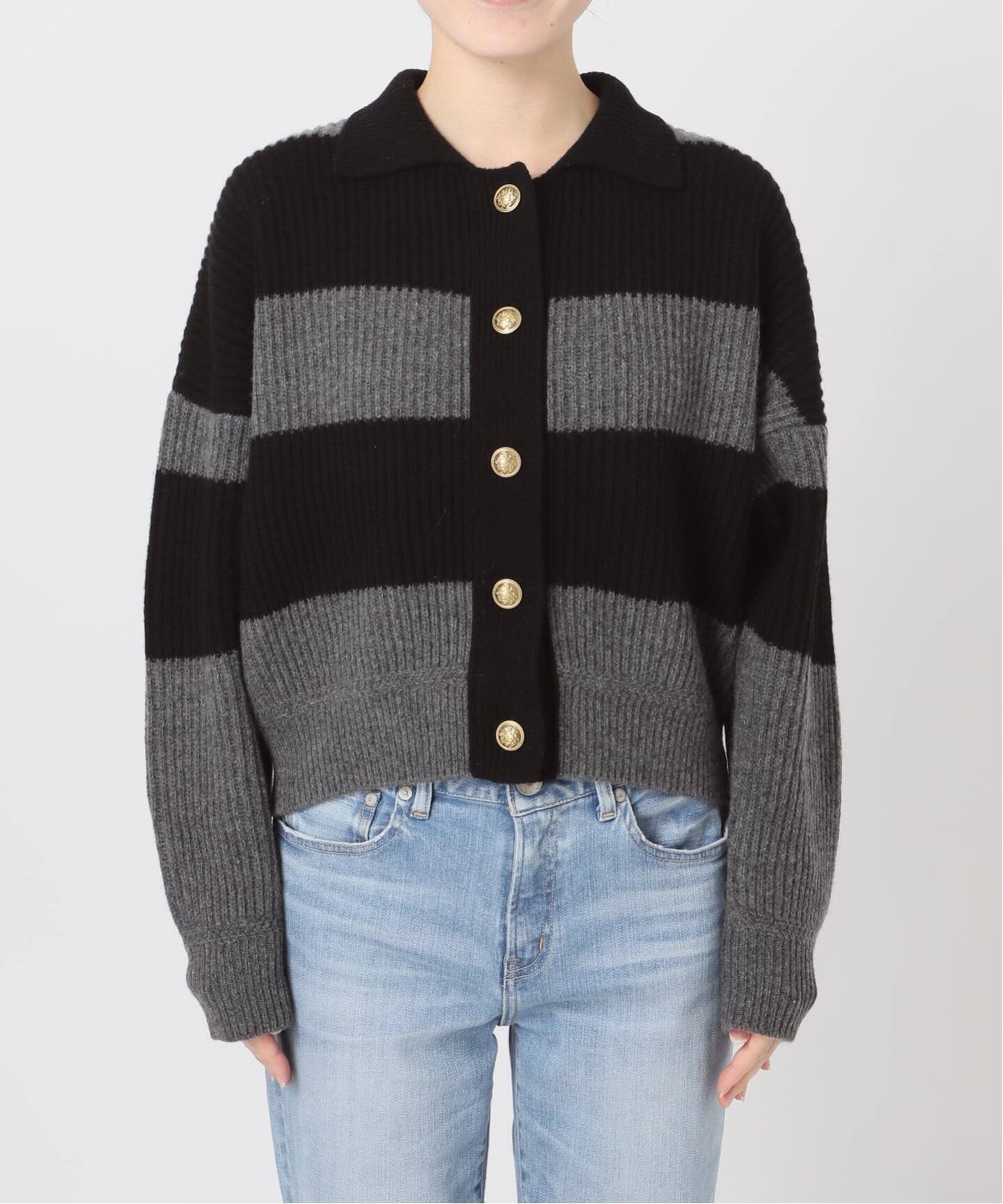 Spick and Spanラガーボーダーニットカーディガン ラガーボーダーニットカーディガン（カーディガン）｜Spick and Span