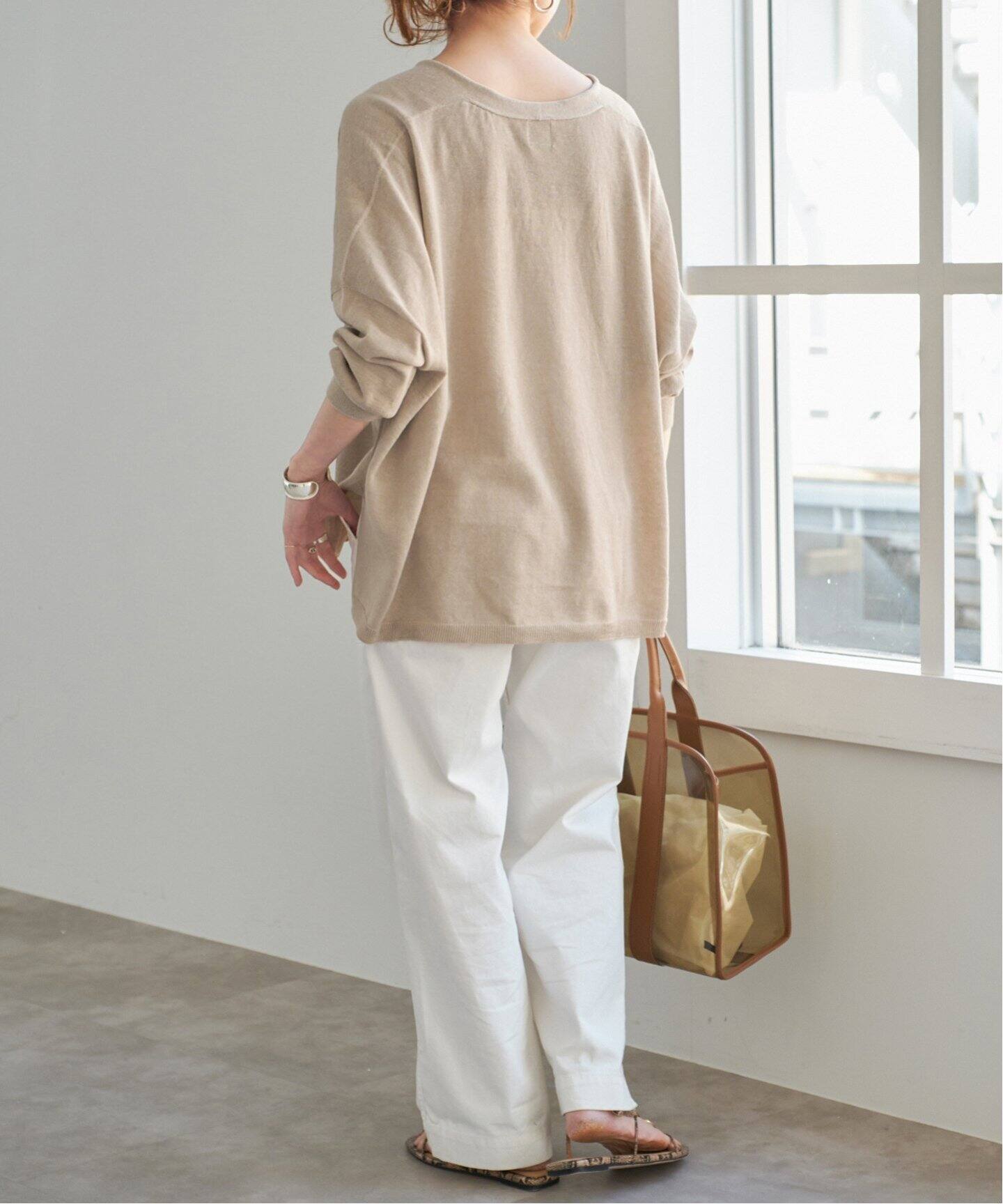 Spick and Span コットンオーバーサイズカーディガン Spick＆Span（スピック アンド スパン） カーディガン コットン