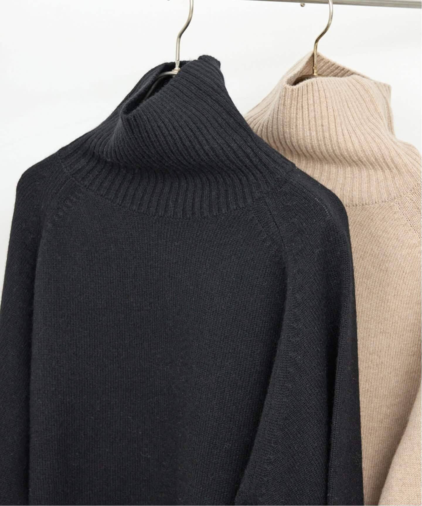 ◆ウールカシミヤ ラグランタートルニット◆ Spick & Span｜《WEB限定カラー有り》ウールカシミヤ ラグランタートル