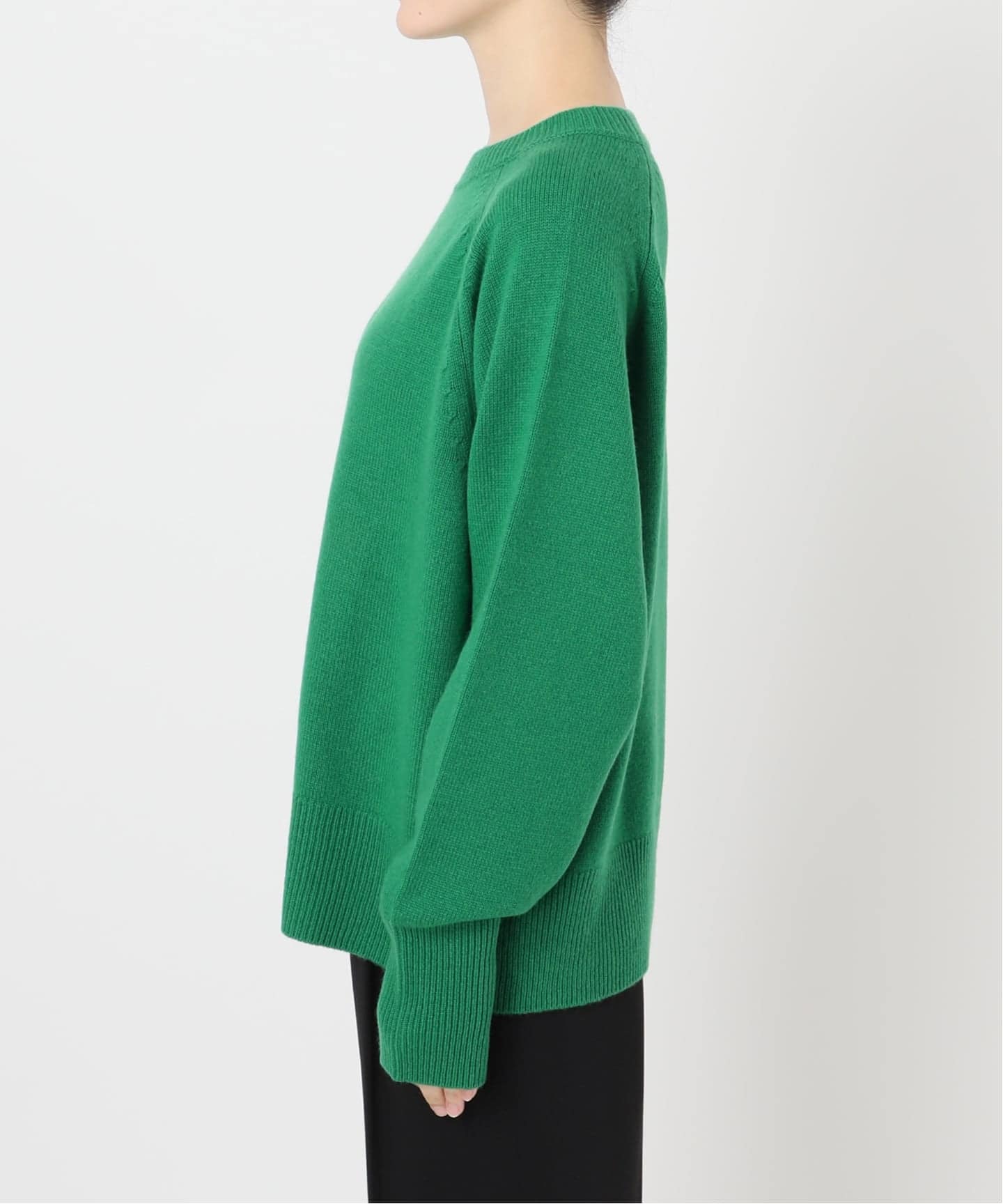 追加》ウールカシミヤ ラグランクルーネックニット（ニット／セーター