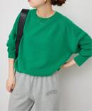 《追加予約》ウールカシミヤ ラグランクルーネックニット