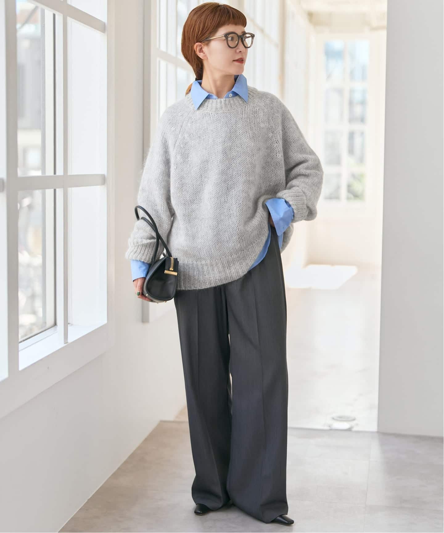 モヘヤ混ルーズニット（ニット／セーター）｜Spick and Span（スピック