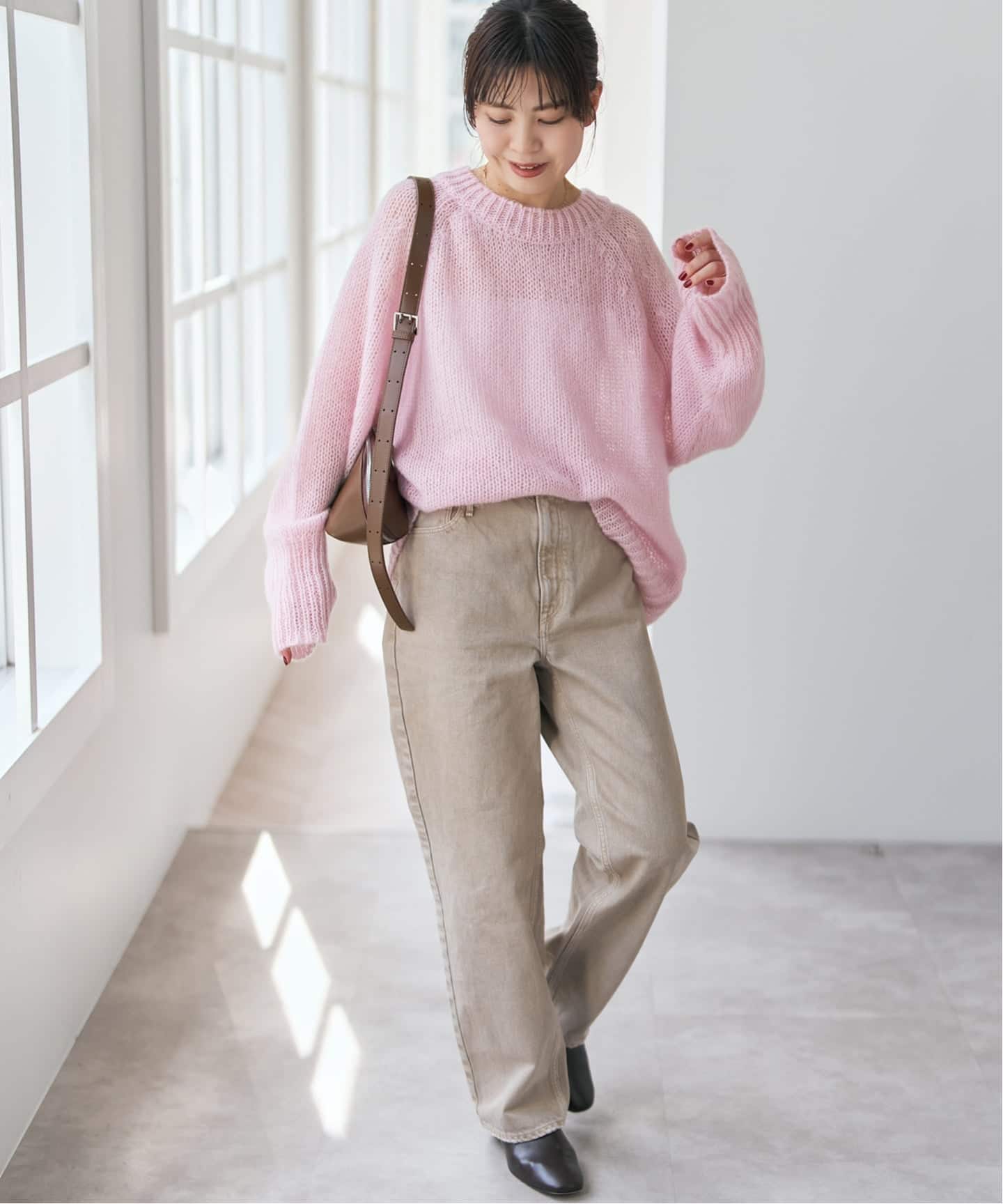 モヘヤ混ルーズニット（ニット／セーター）｜Spick and Span（スピック