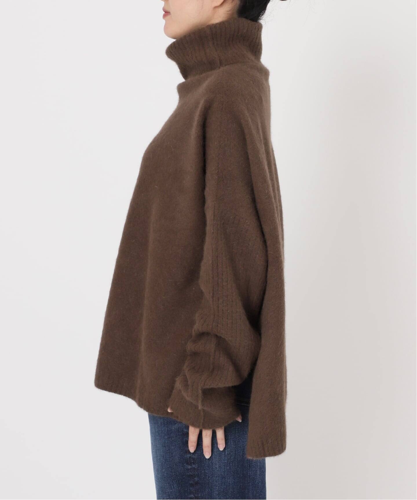 ✨美品✨スピックアンドスパン フォックスウール ロングリブタートル プルオーバー 追加予約》フォックスウールミックスロングリブタートルプル
