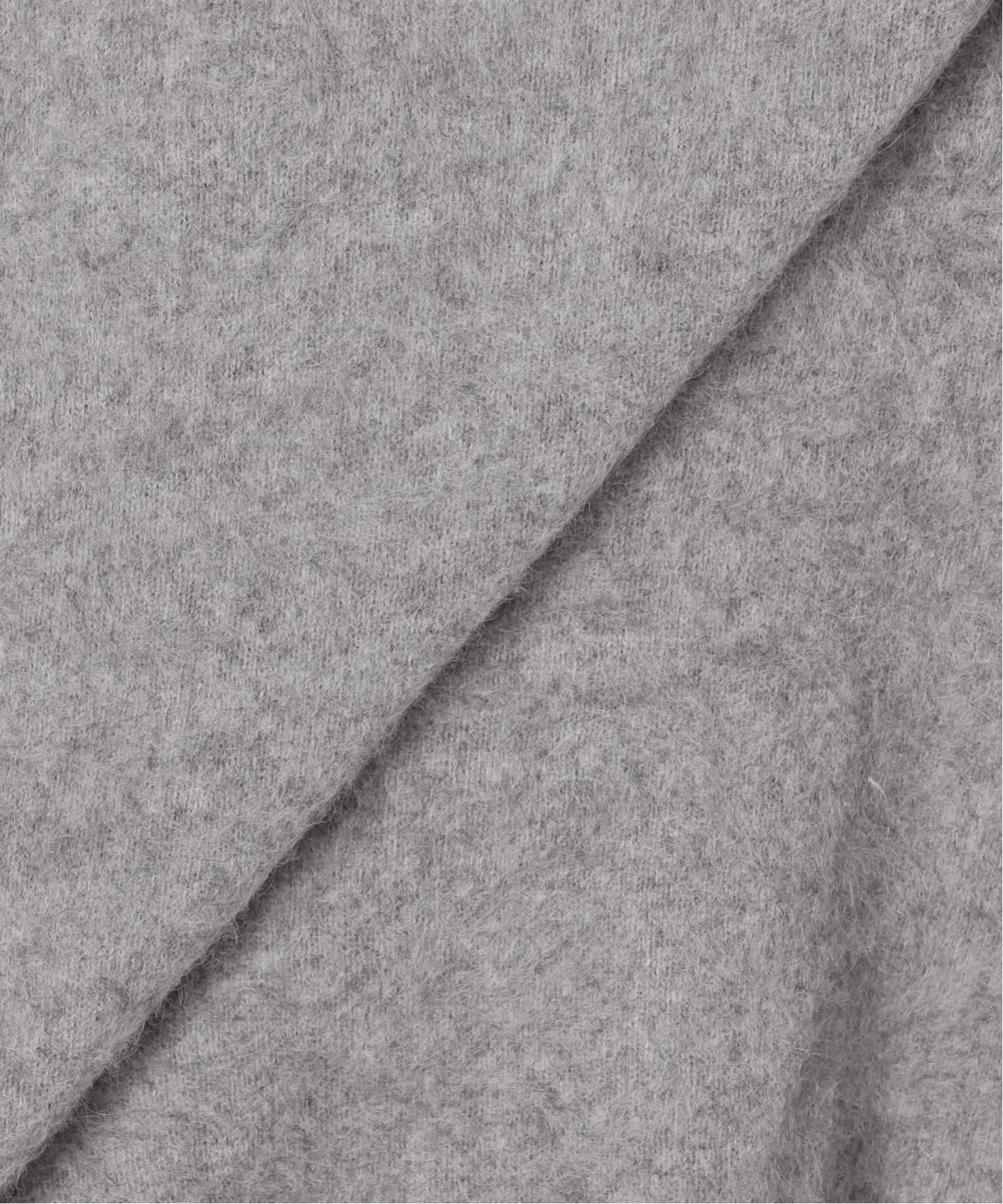 追加》フォックスウールミックスロングリブタートルプルオーバー