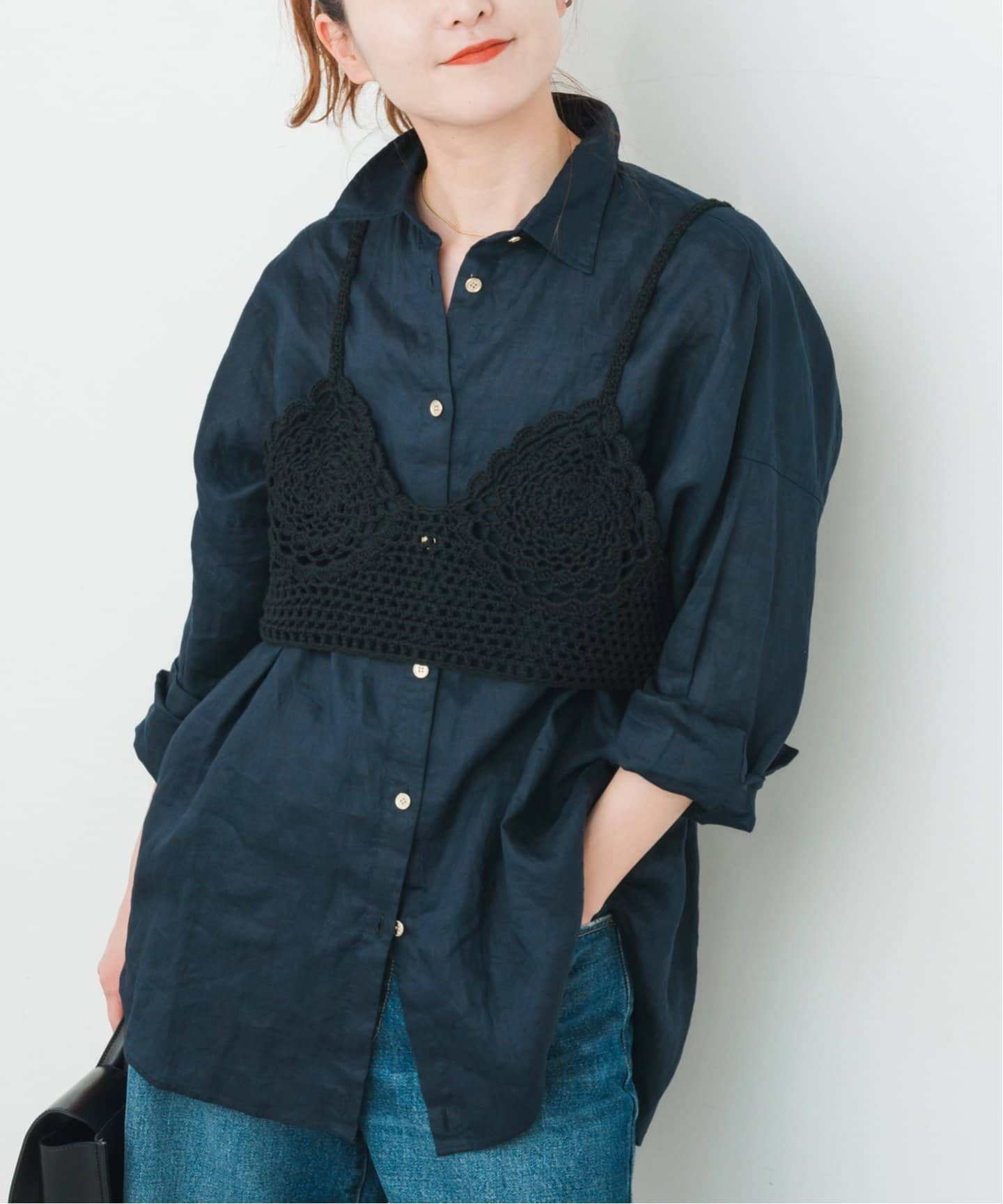 カギ針ニットビスチェ（その他トップス）｜Spick and Span