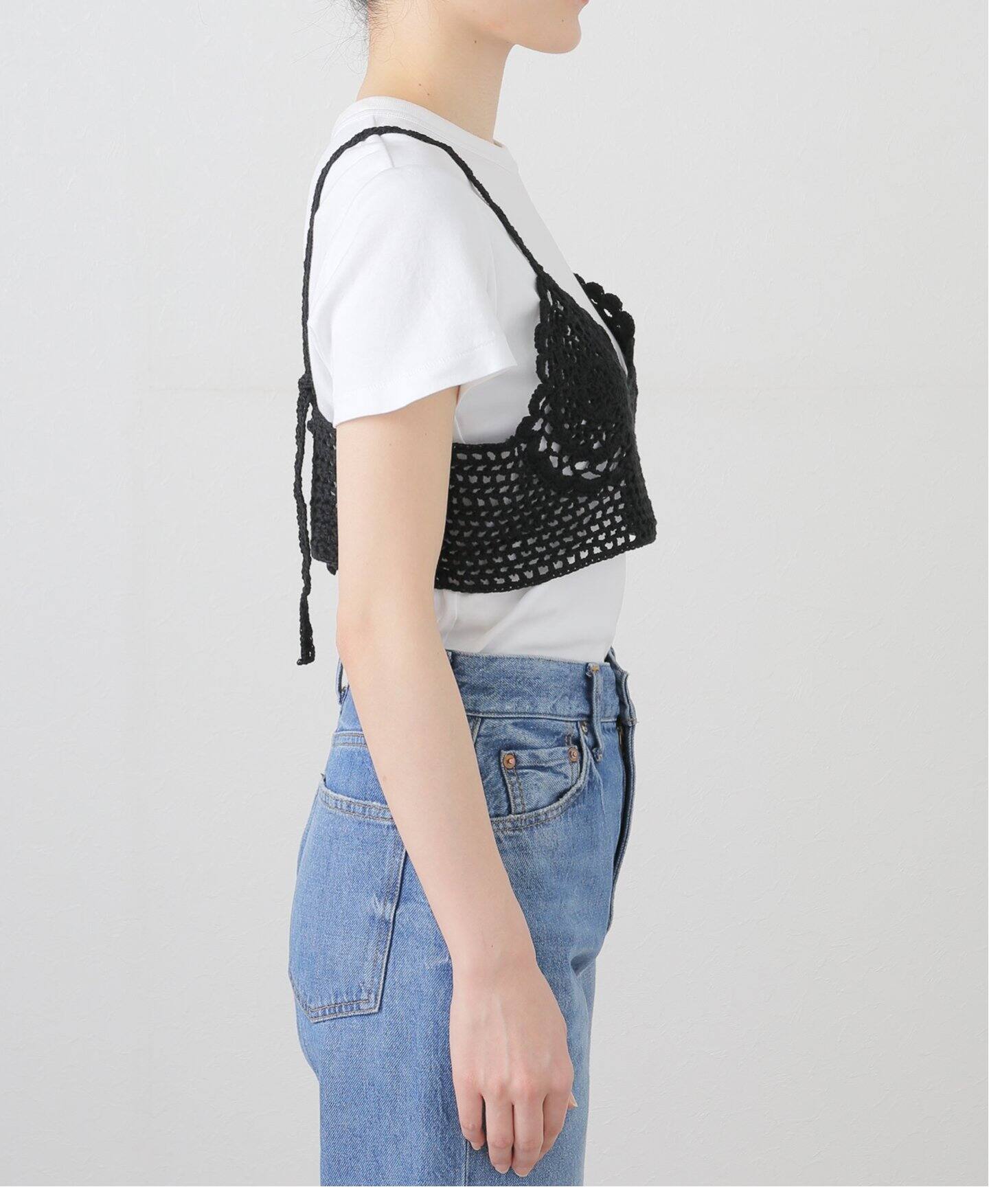 カギ針ニットビスチェ（その他トップス）｜Spick and Span