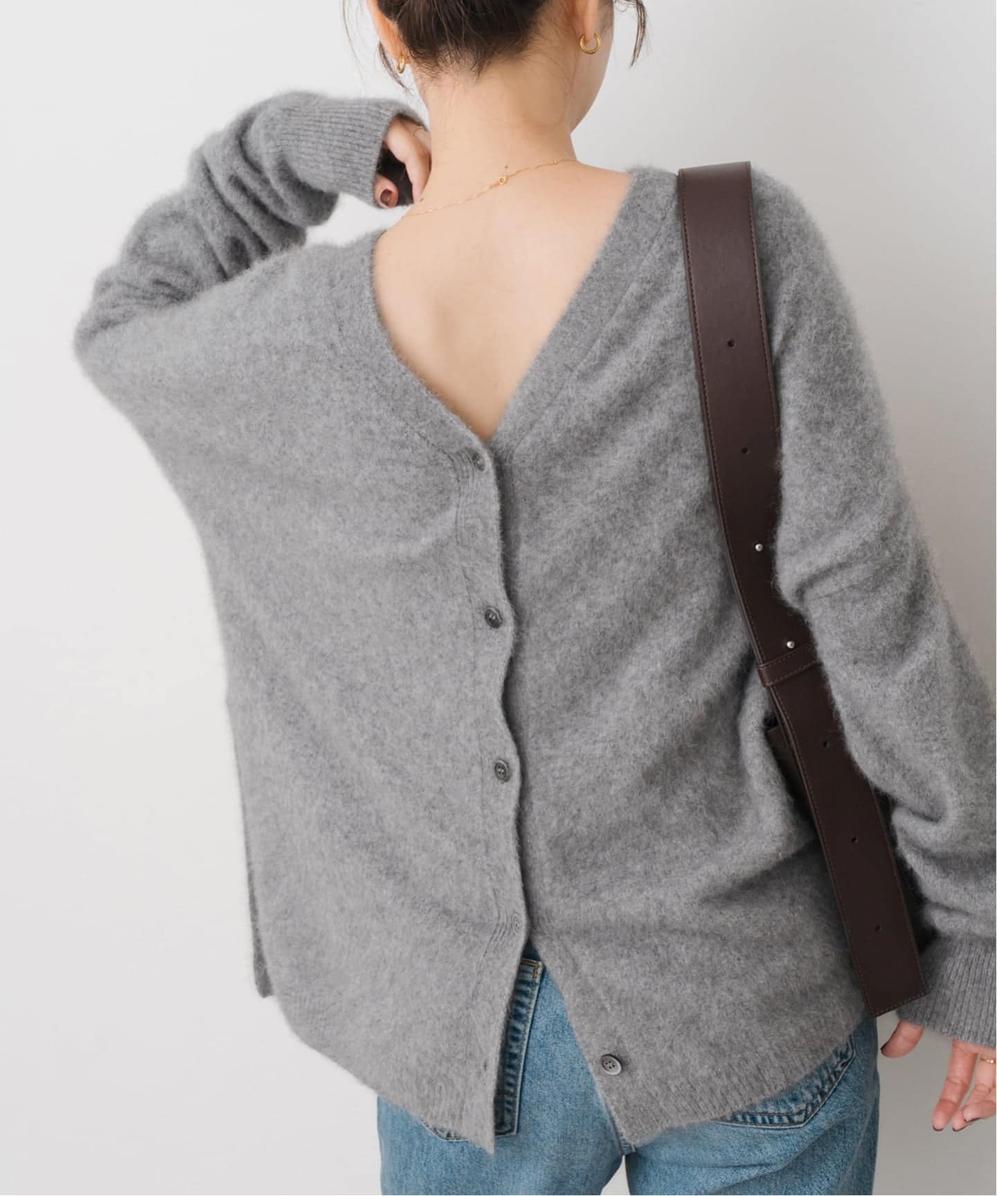 フォックスウールミックス2WAYカーディガン（カーディガン）｜Spick