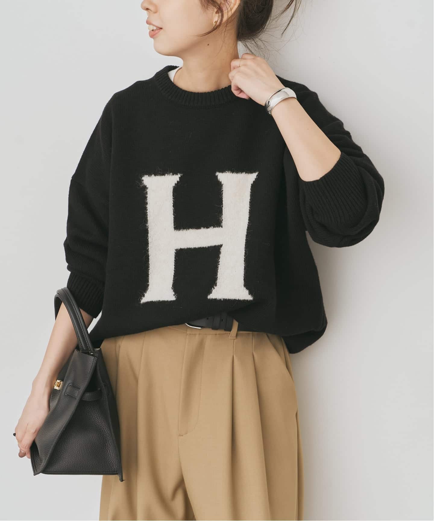 リングロゴインターシャニット（ニット／セーター）｜Spick and Span