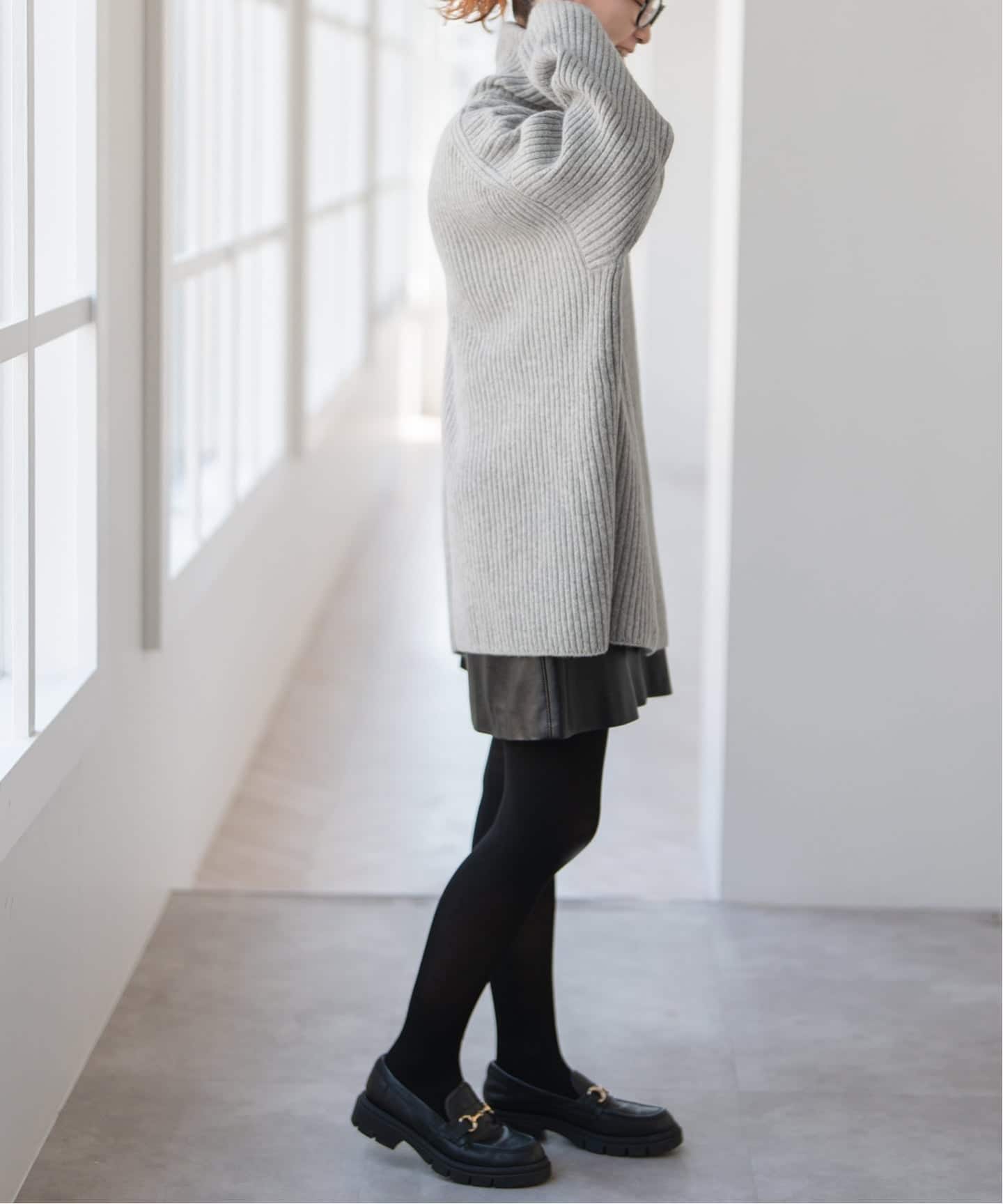 スピック＆スパン（Spick and Span）/ラムウールチュニックタートルニット ラムウールチュニックタートルニット（ニット／セーター）｜Spick and