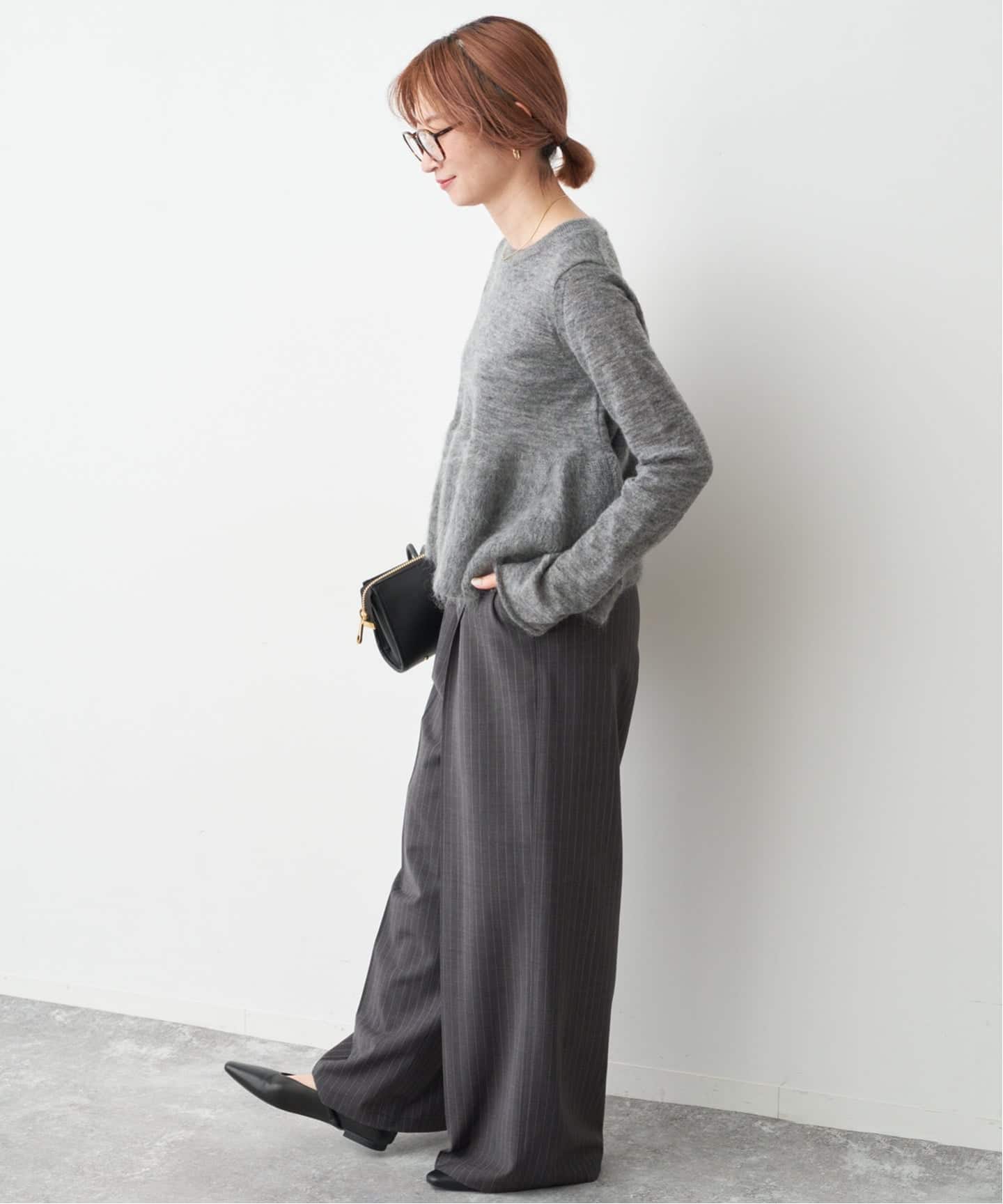 モヘヤ混ペプラムニット（ニット／セーター）｜Spick and Span