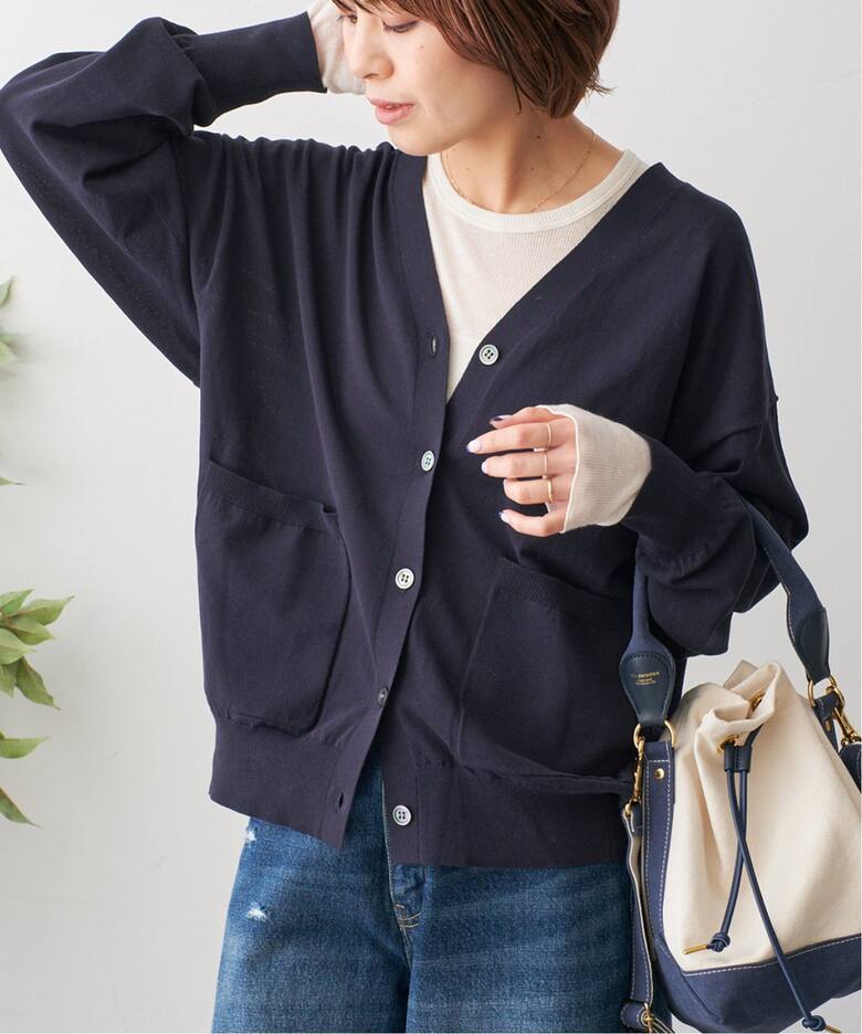 コットンハイゲージカーディガン（カーディガン）｜Spick and Span  